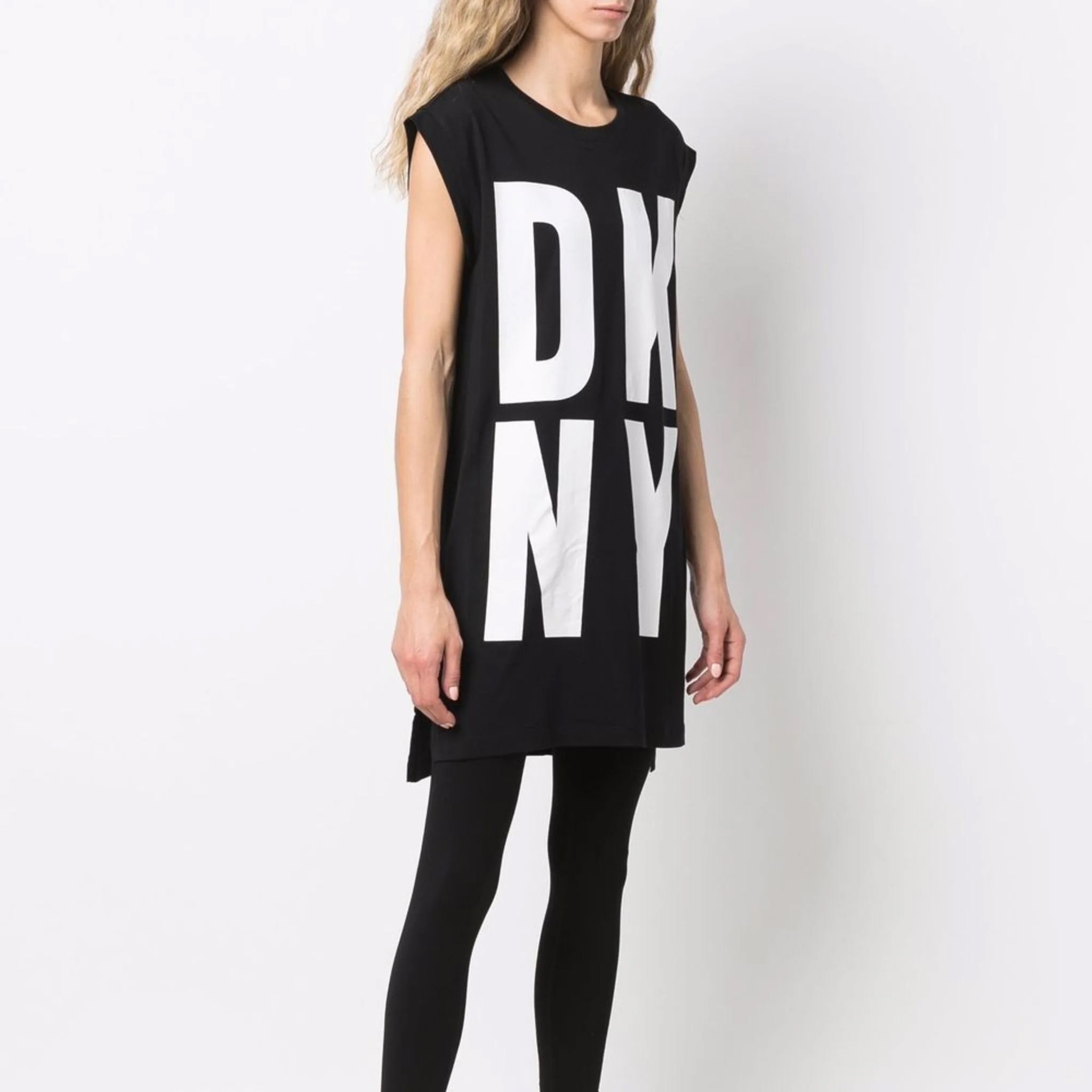 DKNY Tunika moterims, Juoda, WOMEN'S PULLOVER 3