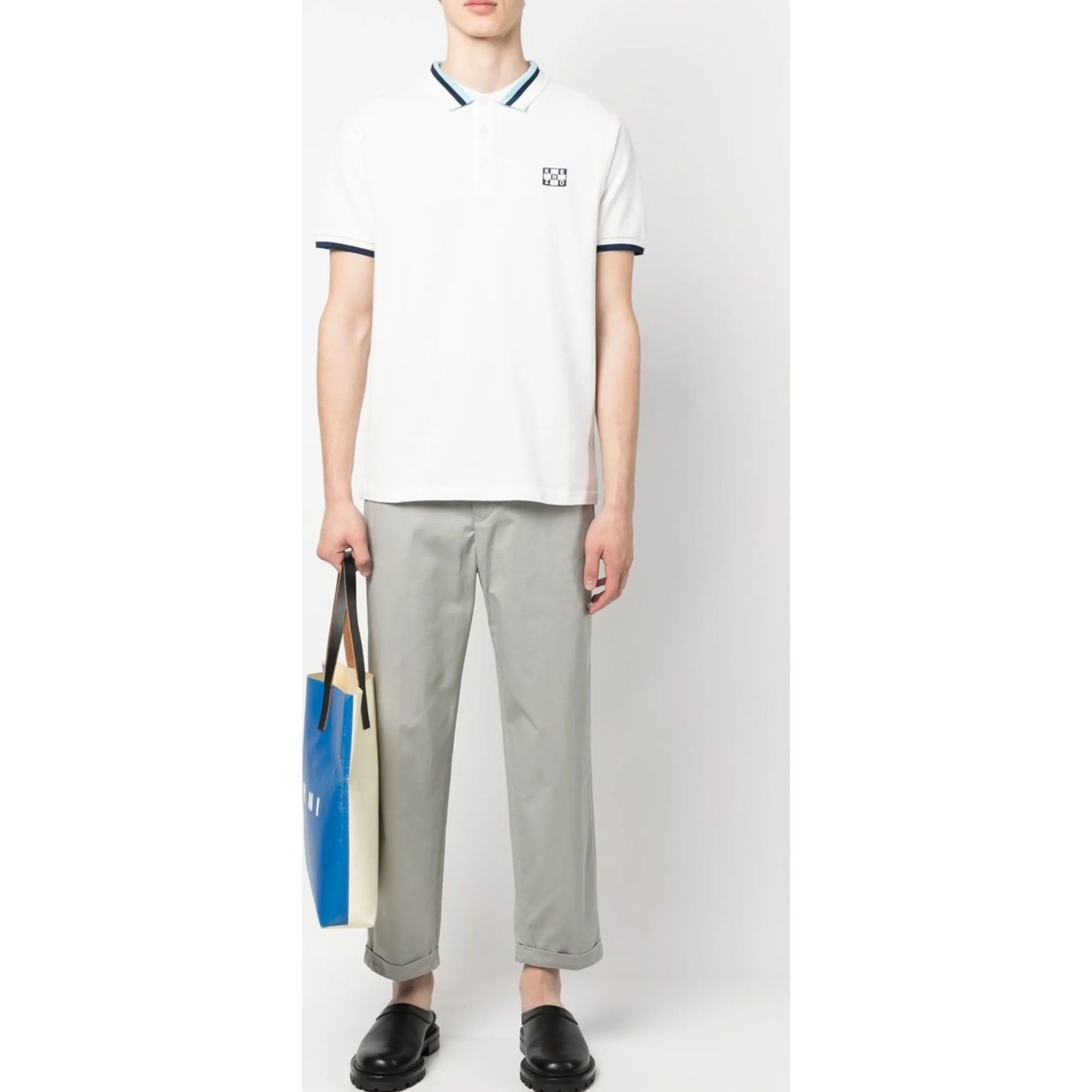 KENZO Formalios kelnės vyrams, Pilka, Classic chino 1