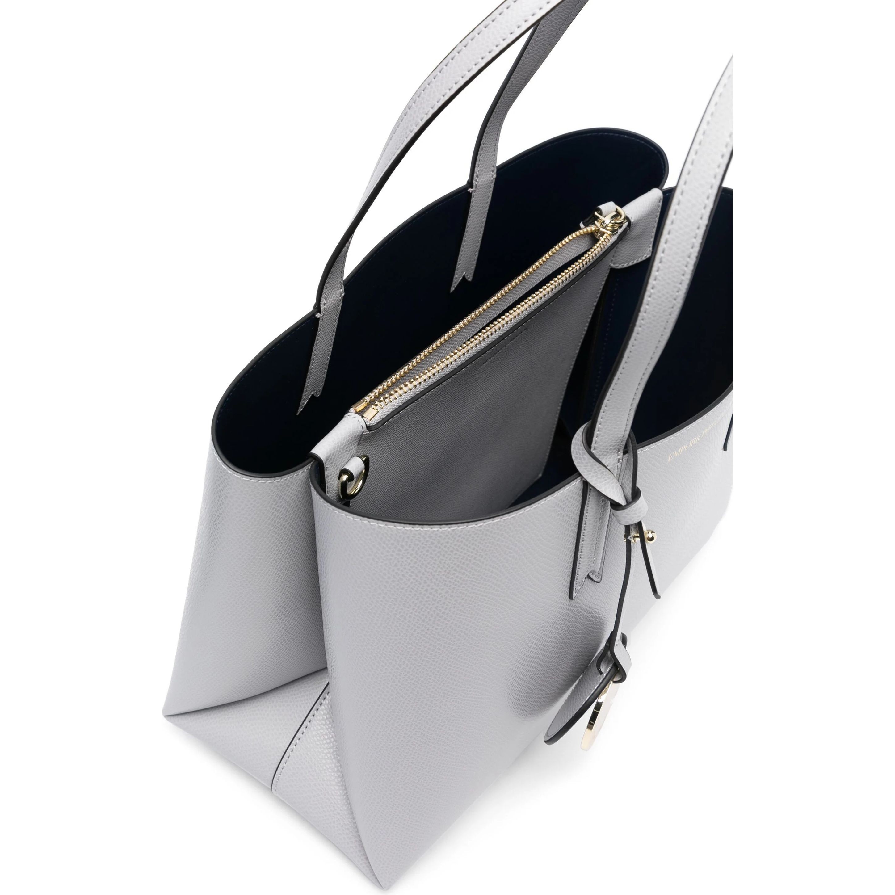 EMPORIO ARMANI Pirkinių krepšys moterims, Pilka, Shopping bag 4