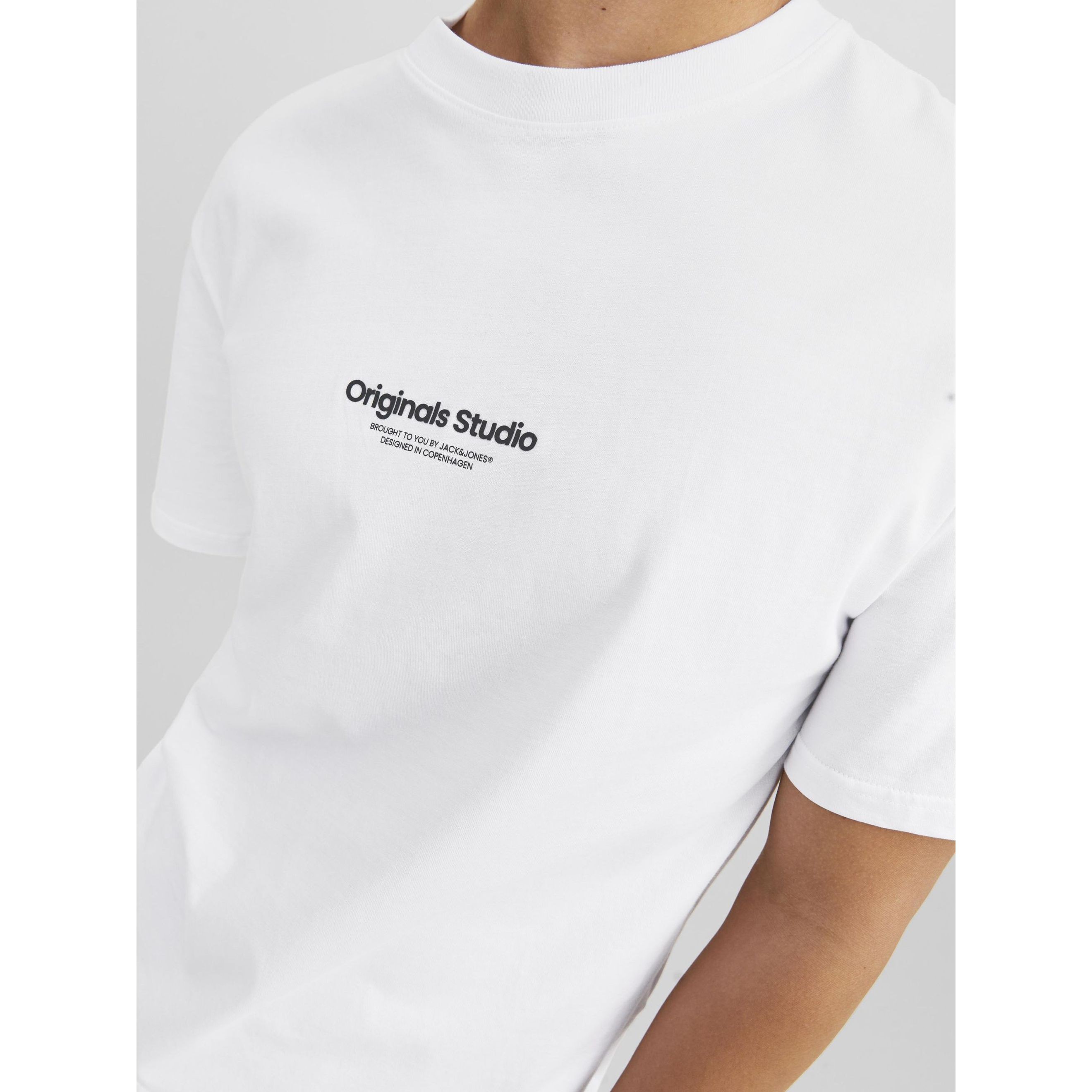 JACK & JONES Marškinėliai vyrams, Balta, JORVESTERBRO TEE SS 5