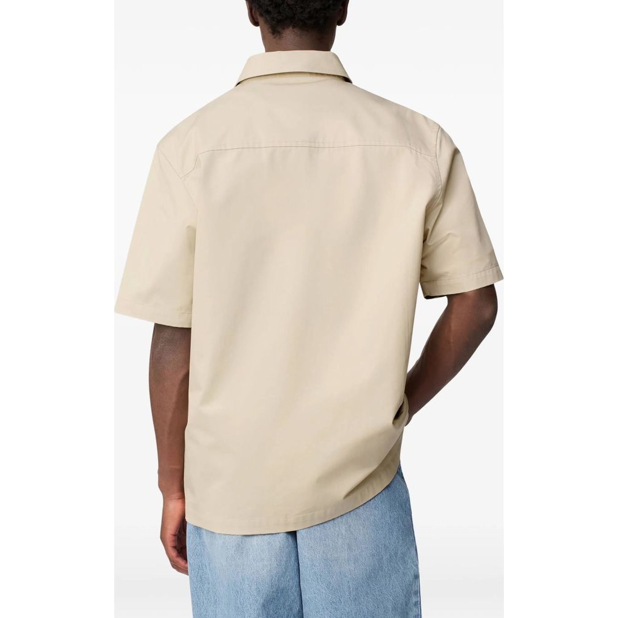 AXEL ARIGATO Marškiniai trump. rankovėmis vyrams, Smėlio, Drew shirt 4