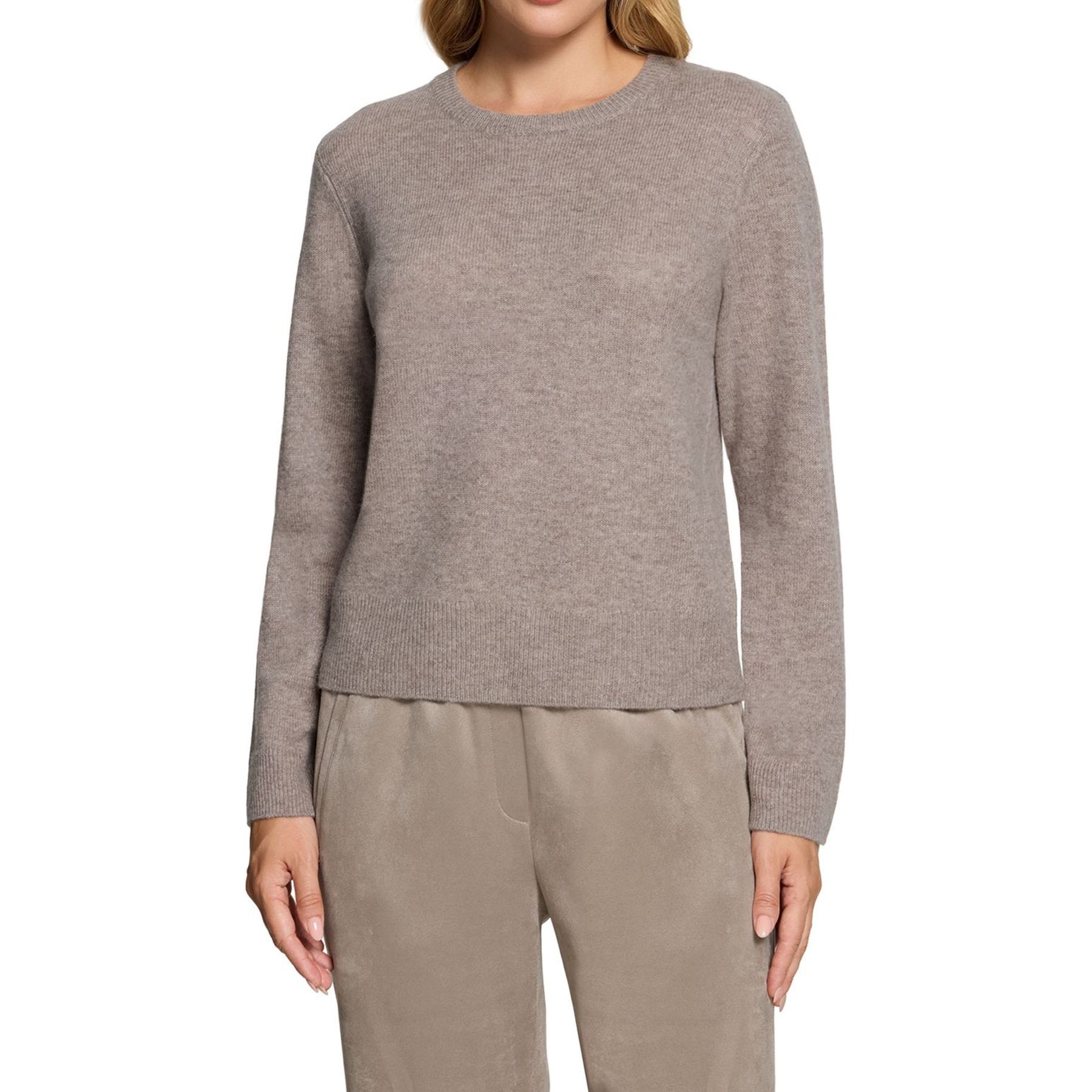 BETTY & CO Megzta palaidinė moterims, Smėlio, Short-sleeved knit sweater 6