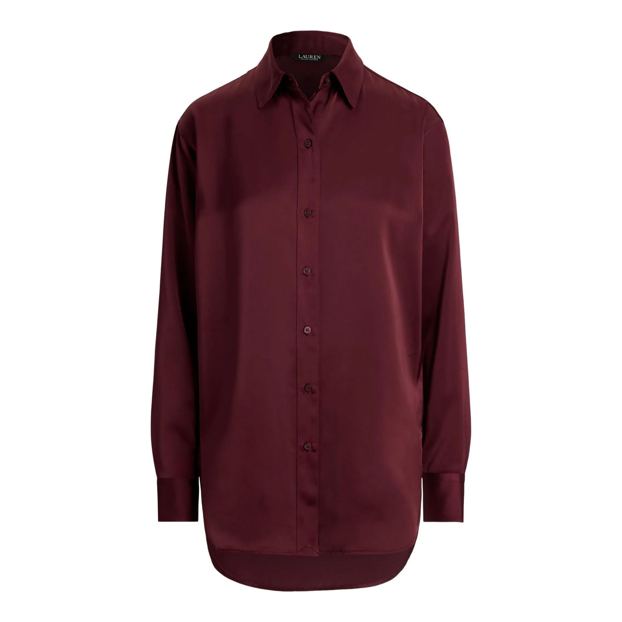 LAUREN RALPH LAUREN Marškiniai ilgomis rankovėmis moterims, Raudona, Woven-sport shirt-shirt 1