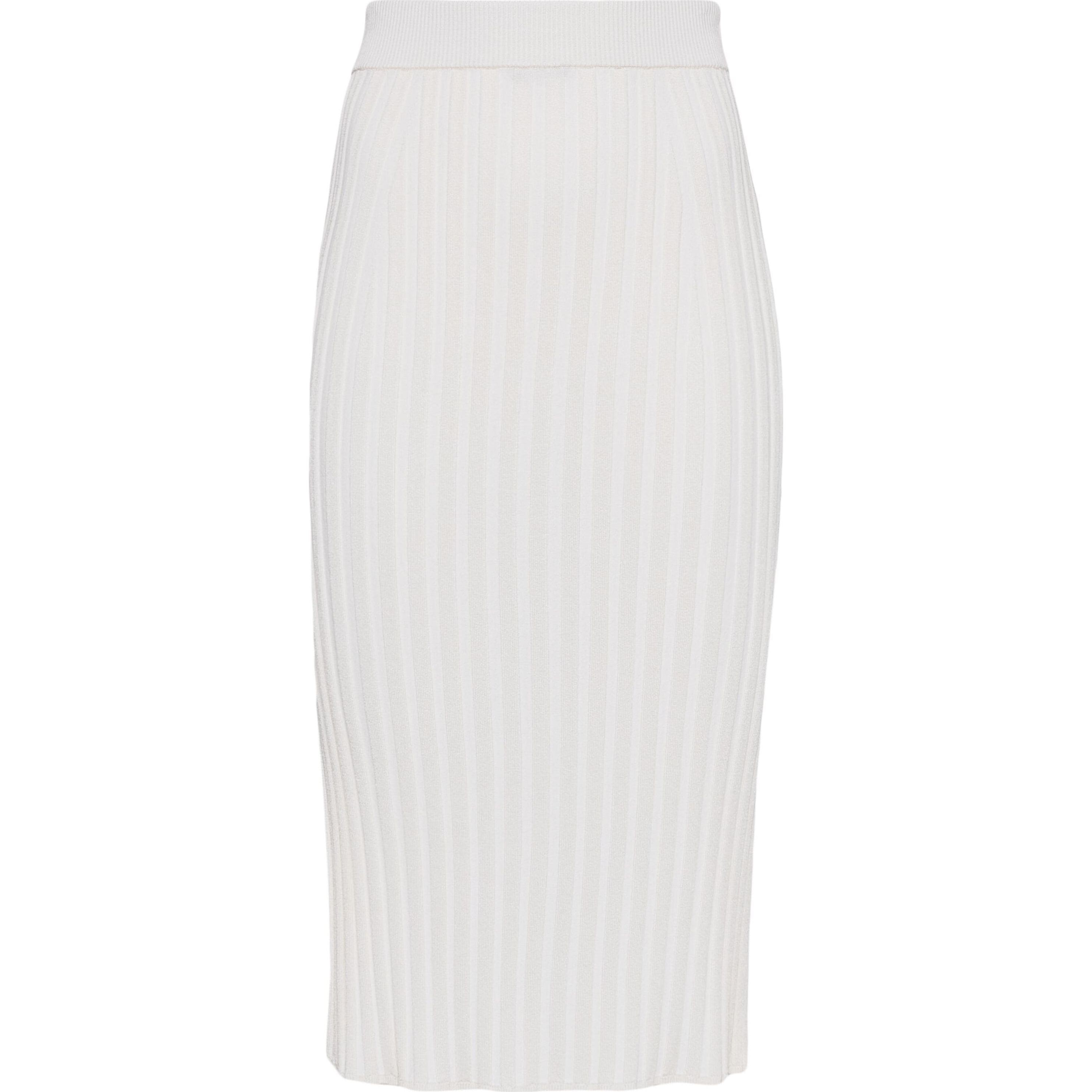 JOSEPH Midi sijonas moterims, Balta, Skirt satiny rib 1