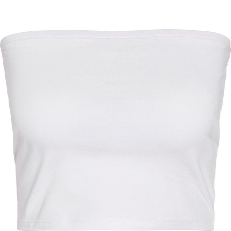NOISY MAY Marškiniai be rankovių moterims, Balta, Nmbrandon tank top 1