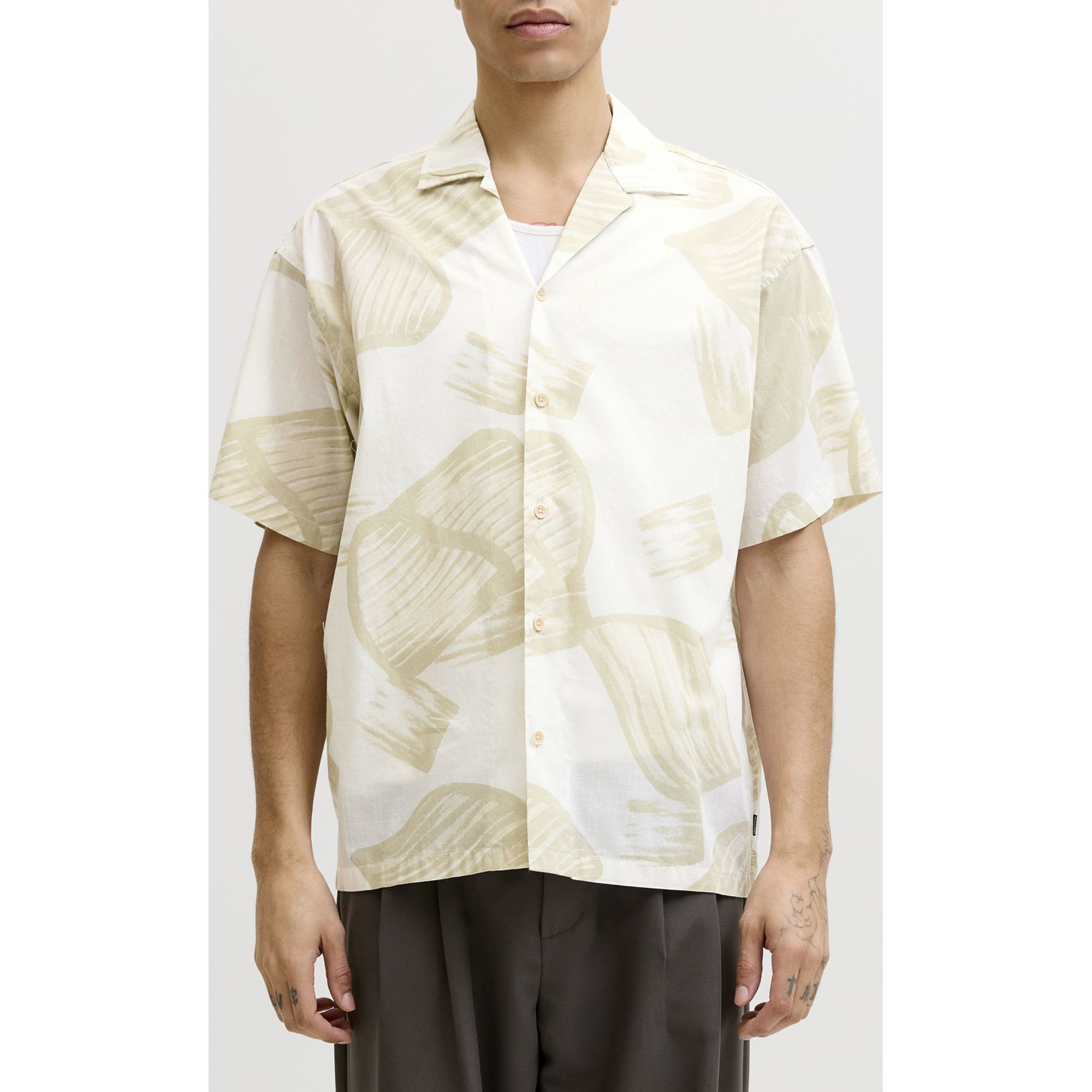 JACK & JONES Marškiniai trump. rankovėmis vyrams, Marga, Venice print 2