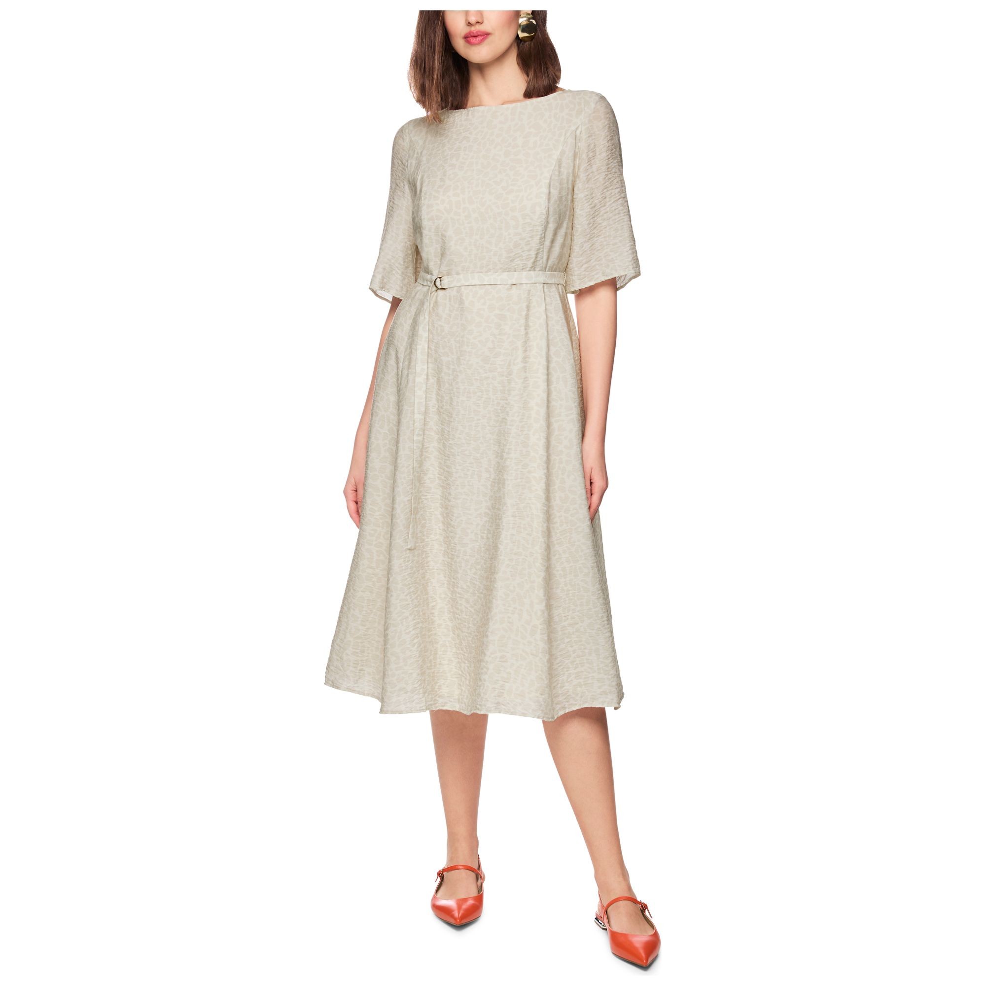 MARC CAIN Midi suknelė moterims, Smėlio, Dress 2