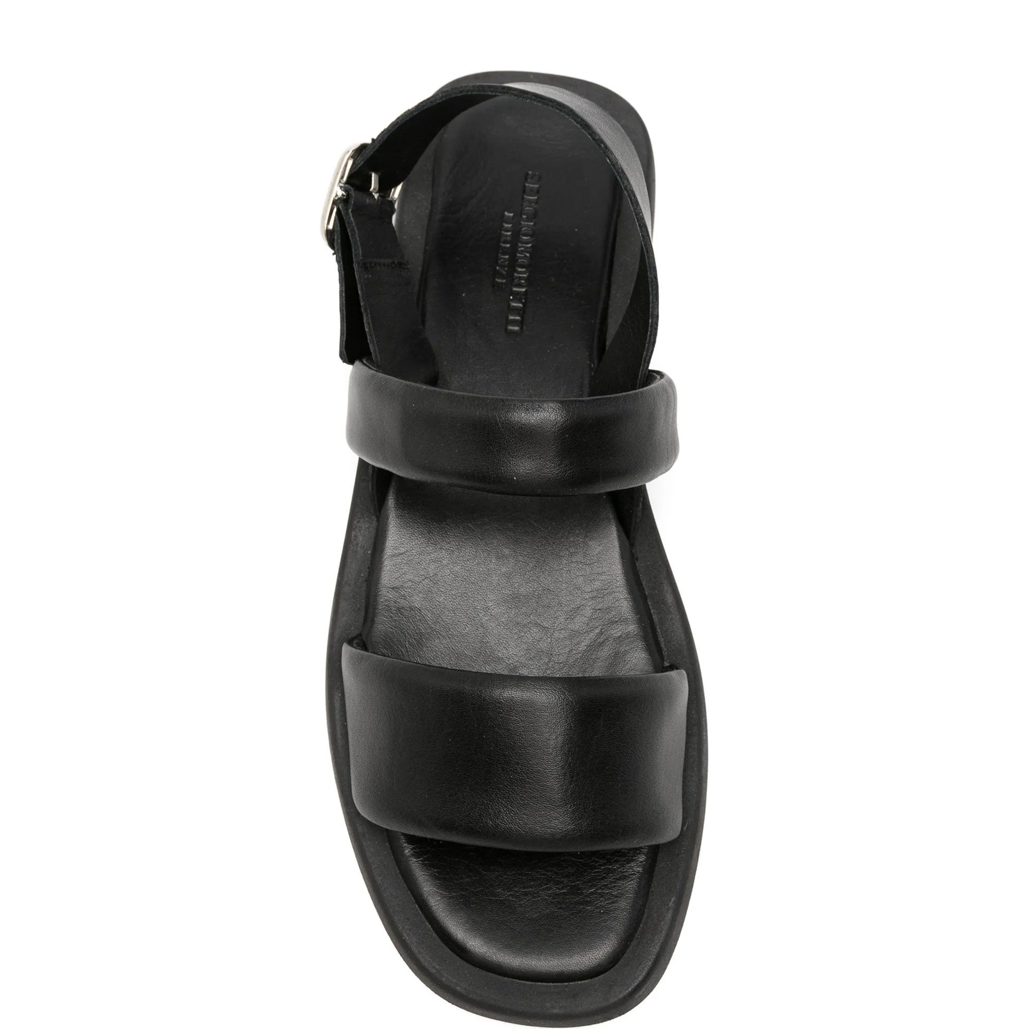 SERGIO MORETTI Basutės moterims, Juoda, Sandals 4