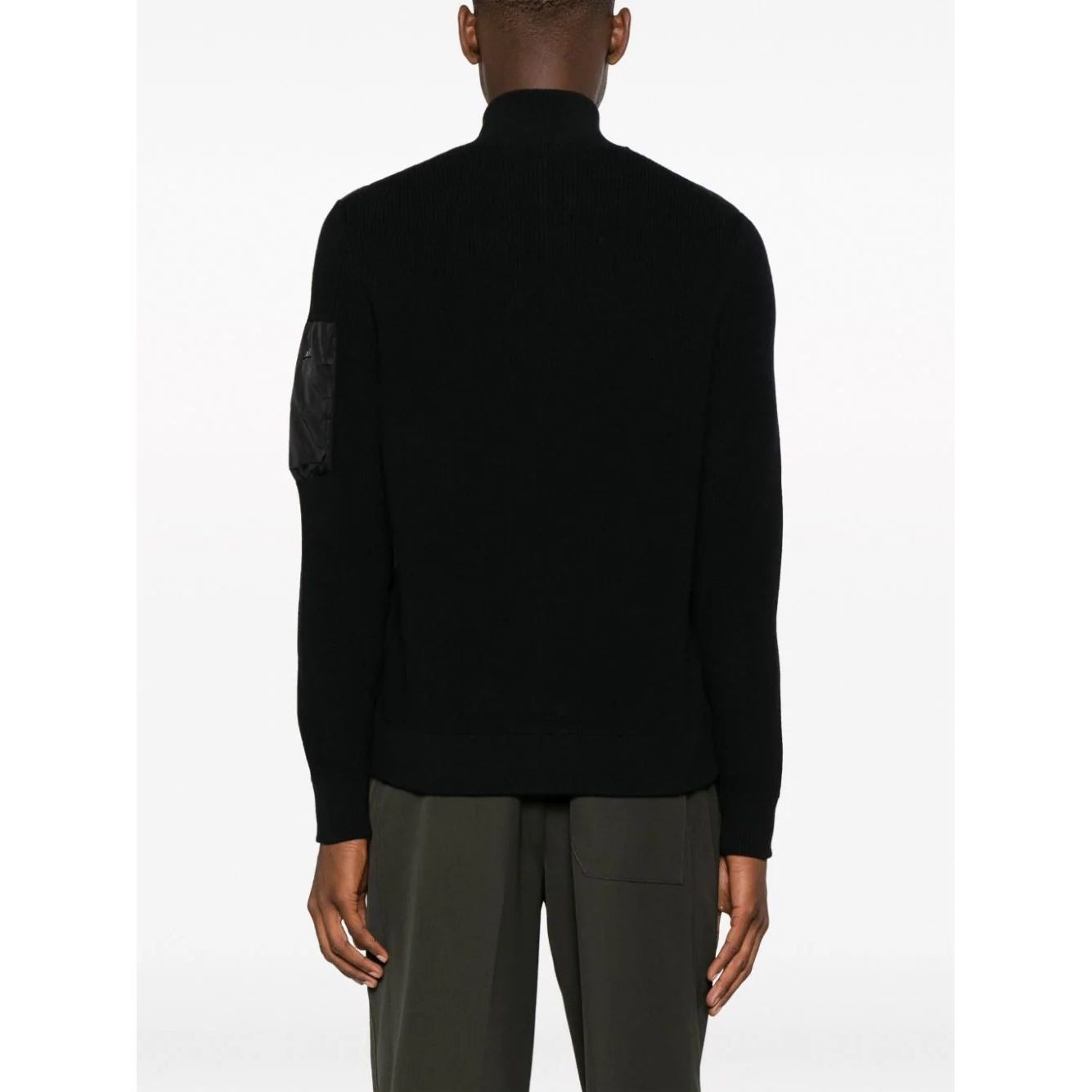 J.LINDEBERG Bomberis vyrams, Juoda, Beck knitted hybrid jacket 3