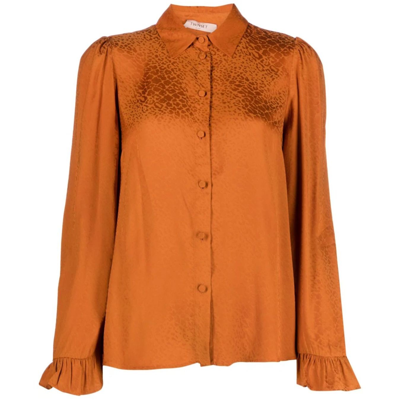 TWINSET Marškiniai ilgomis rankovėmis moterims, Ruda, Long sleeve shirt 1