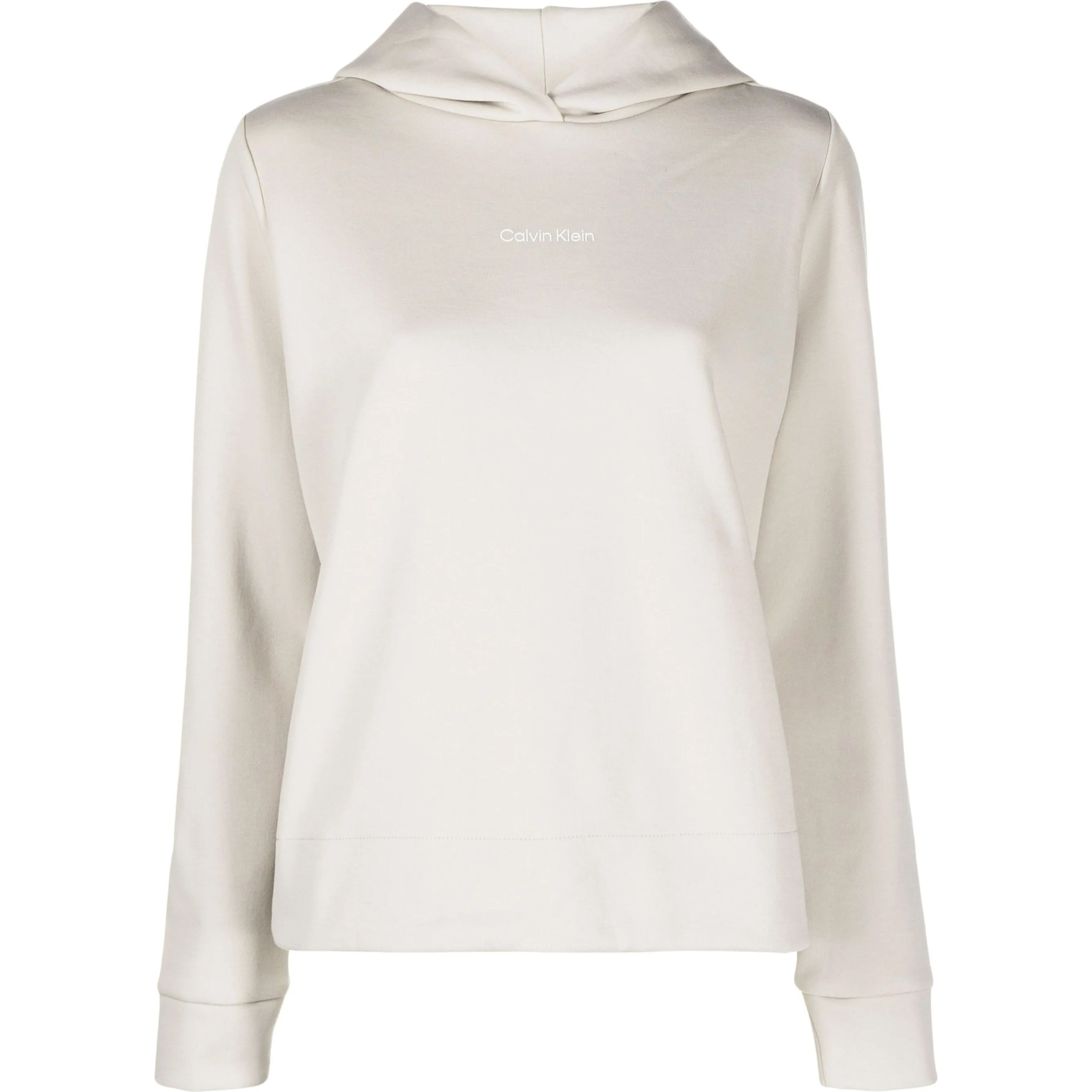 CALVIN KLEIN Džemperis moterims, Pilka, Micro logo ess hoodie