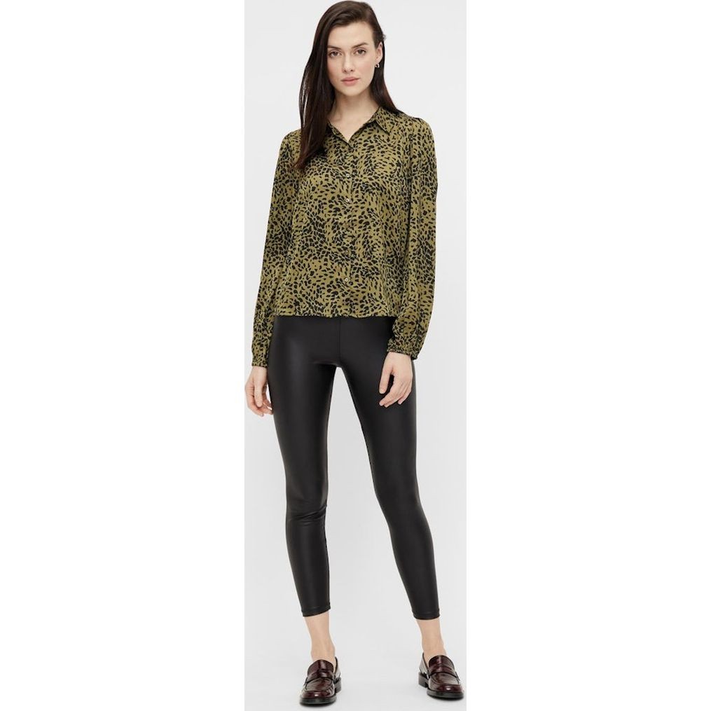 PIECES Kelnės moterims, Juoda, PCAMINDA HW LEGGINGS 3