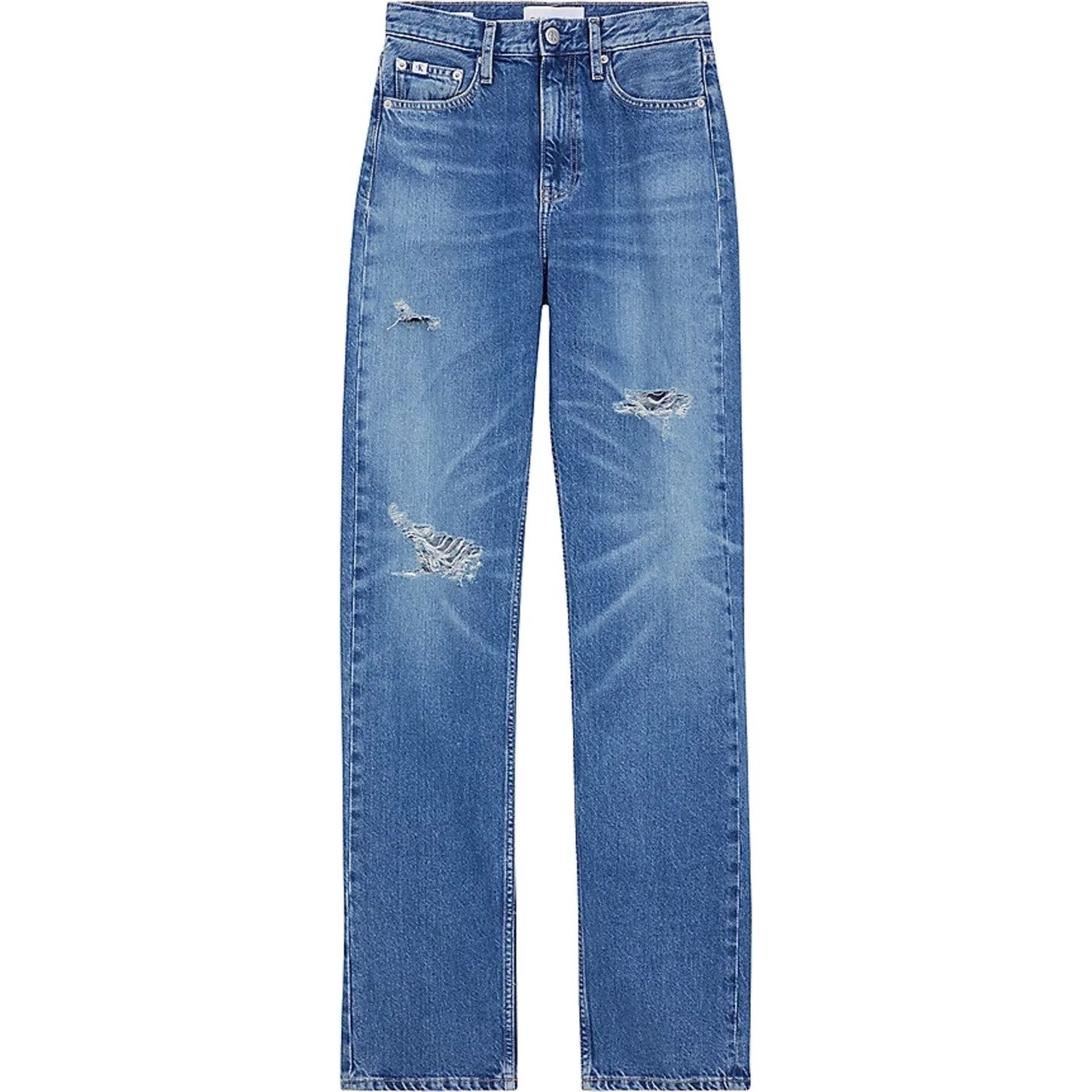 CALVIN KLEIN JEANS Tiesūs džinsai moterims, Mėlyna, Straight 1