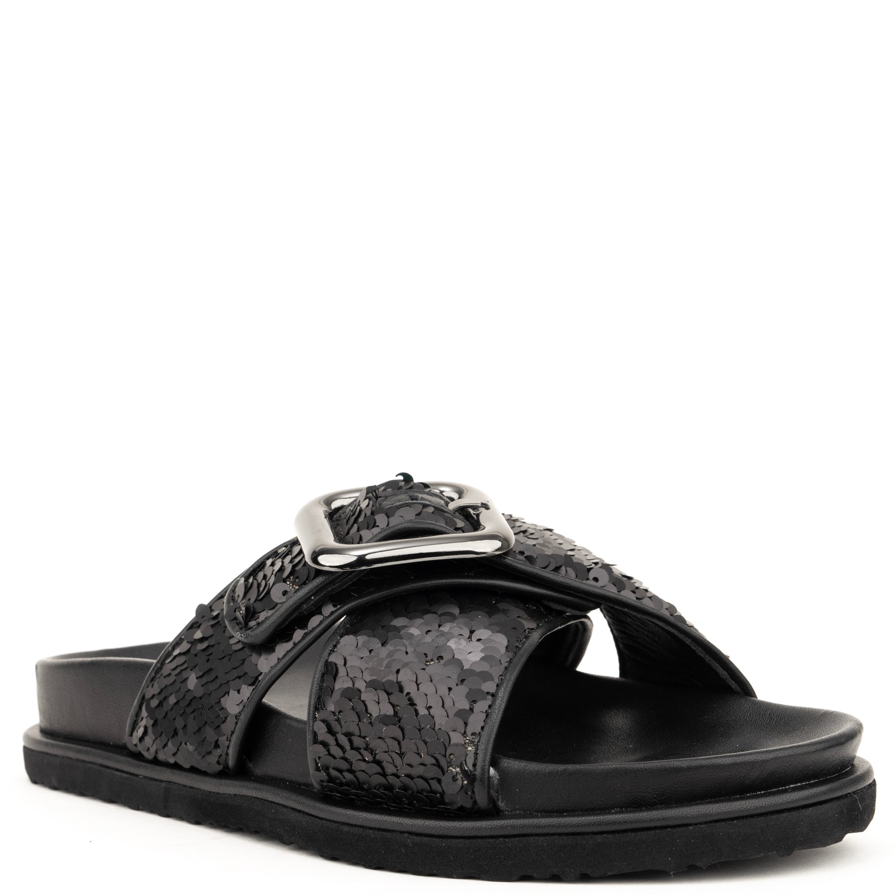 LA CONTE Šlepetės moterims, Juoda, Slippers 1