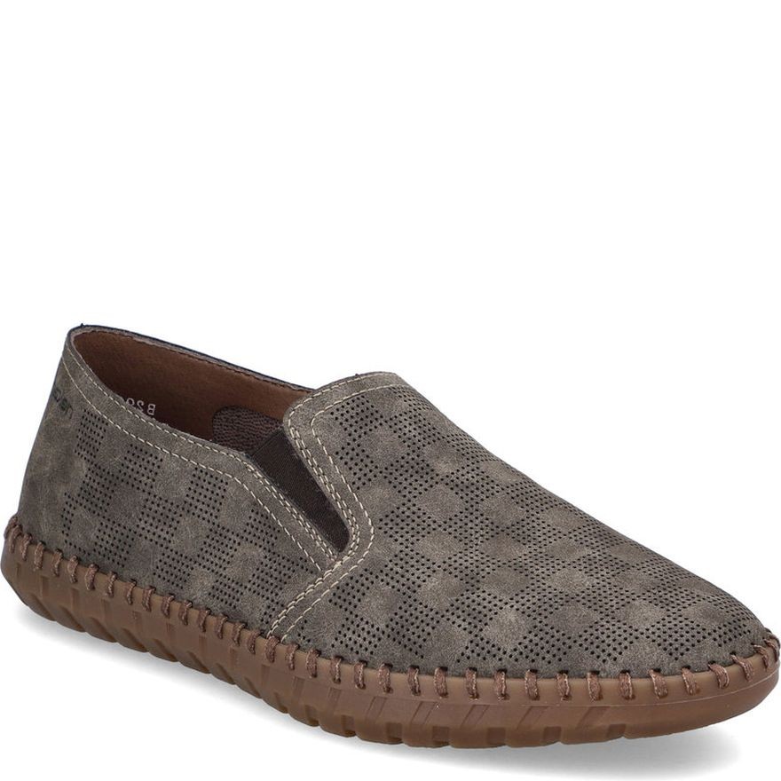 RIEKER Loaferiai vyrams, Ruda, Slipper 1