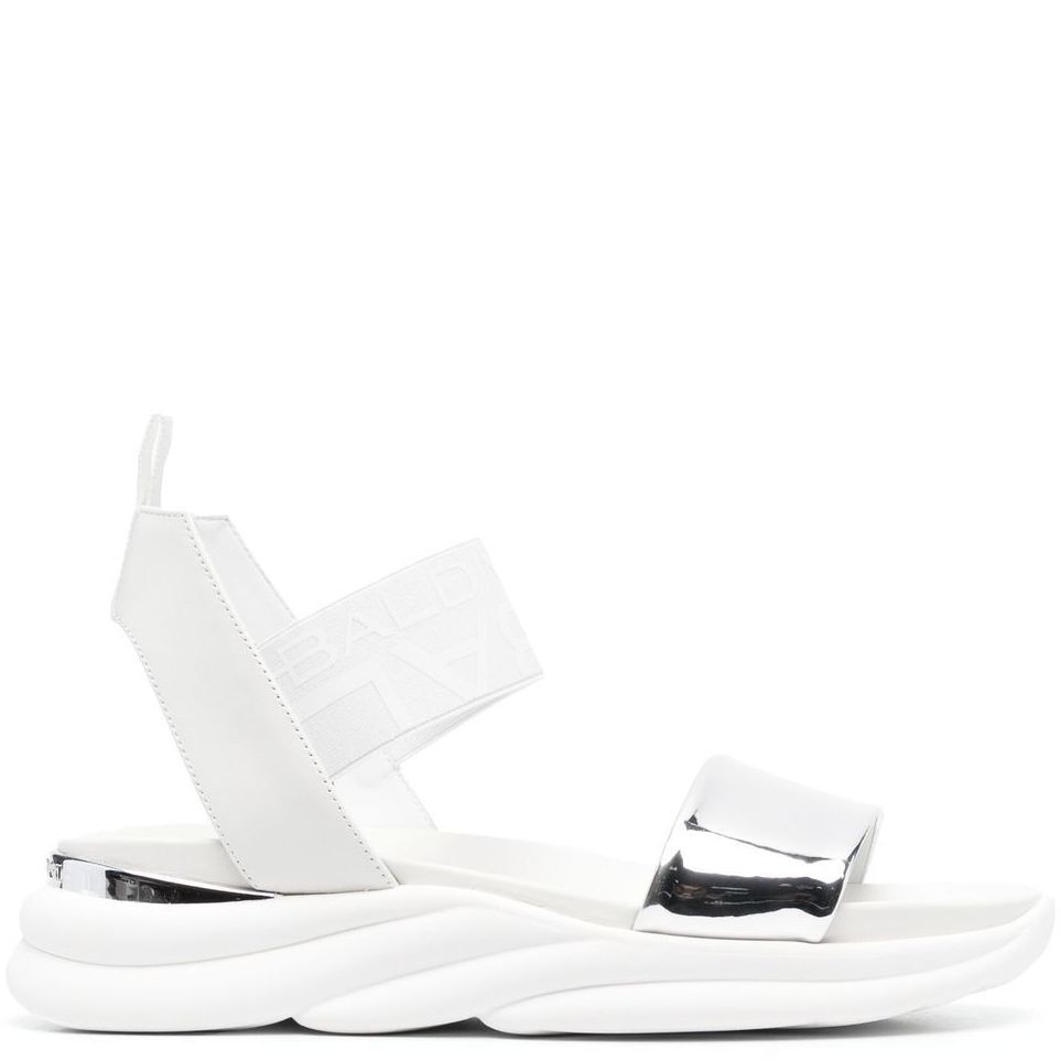 BALDININI Basutės moterims, Kūno, Flat woman sandals 1