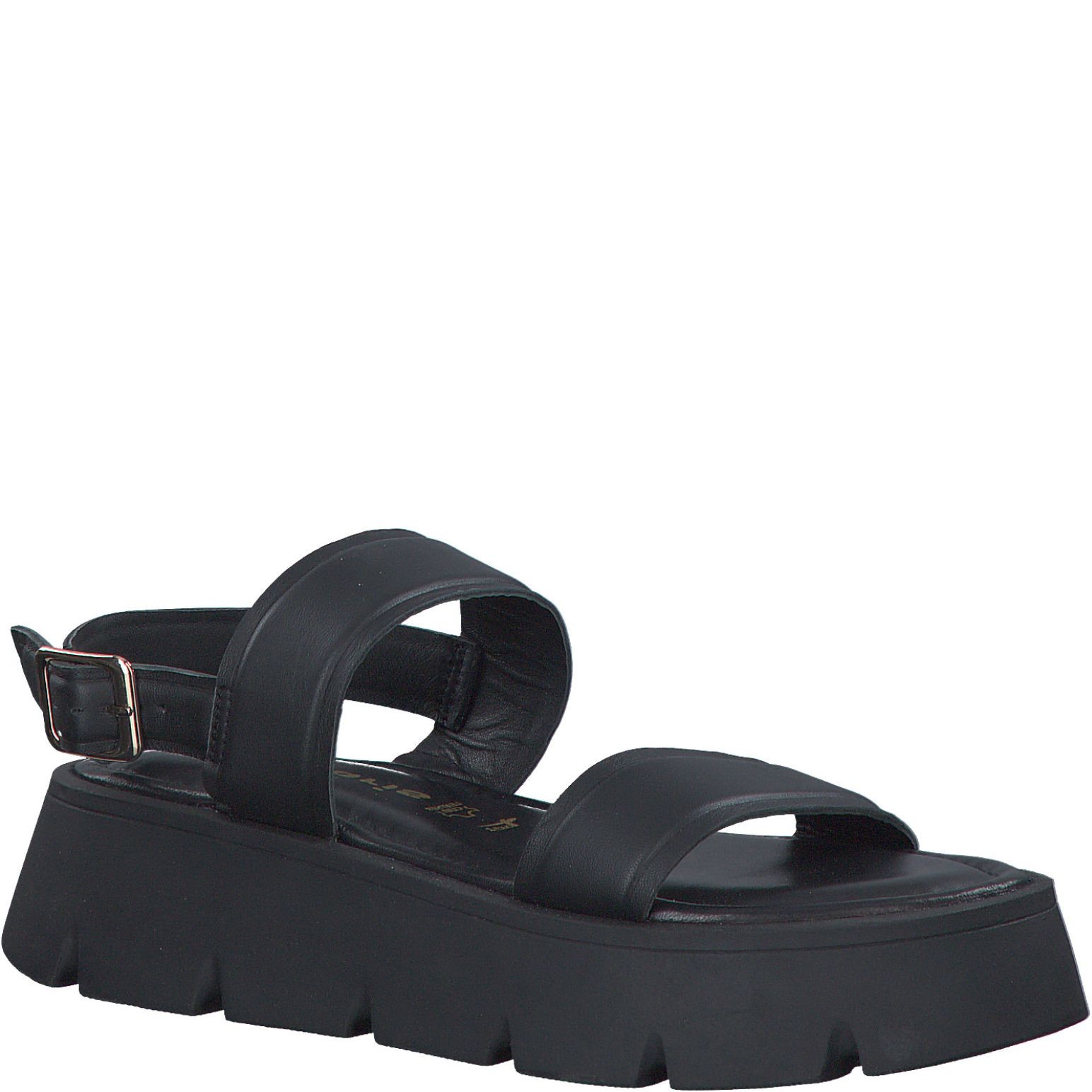 TAMARIS Basutės moterims, Juoda, SANDALS 1