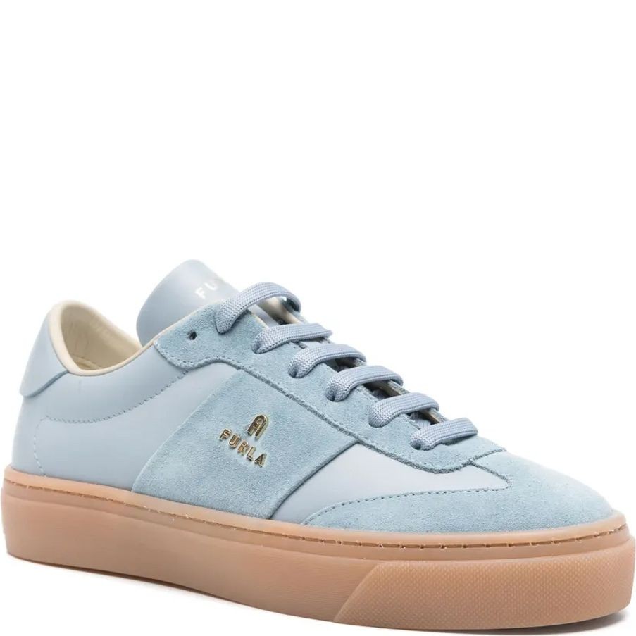 FURLA Laisvalaikio bateliai moterims, Mėlyna, Furla enjoy lace-up sneaker 2