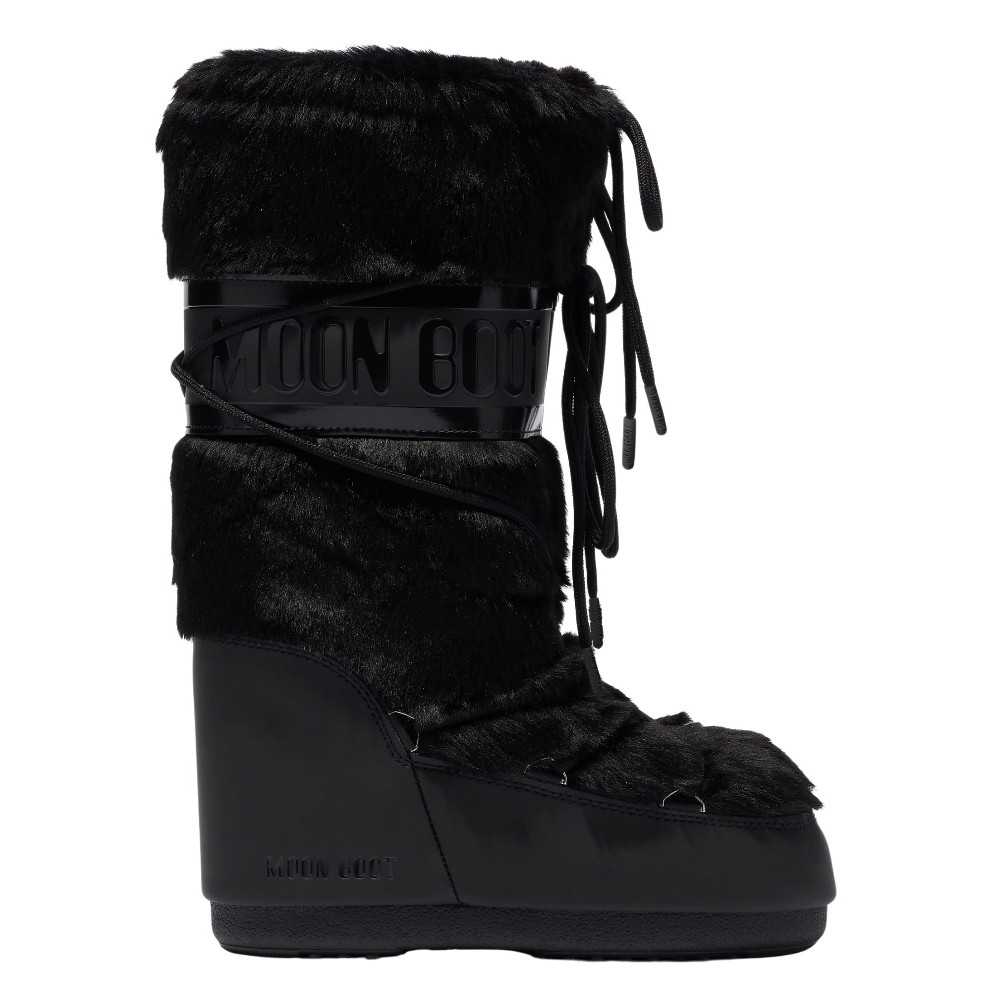 MOON BOOT Auliniai moterims, Juoda, Mb icon faux fur boots 1