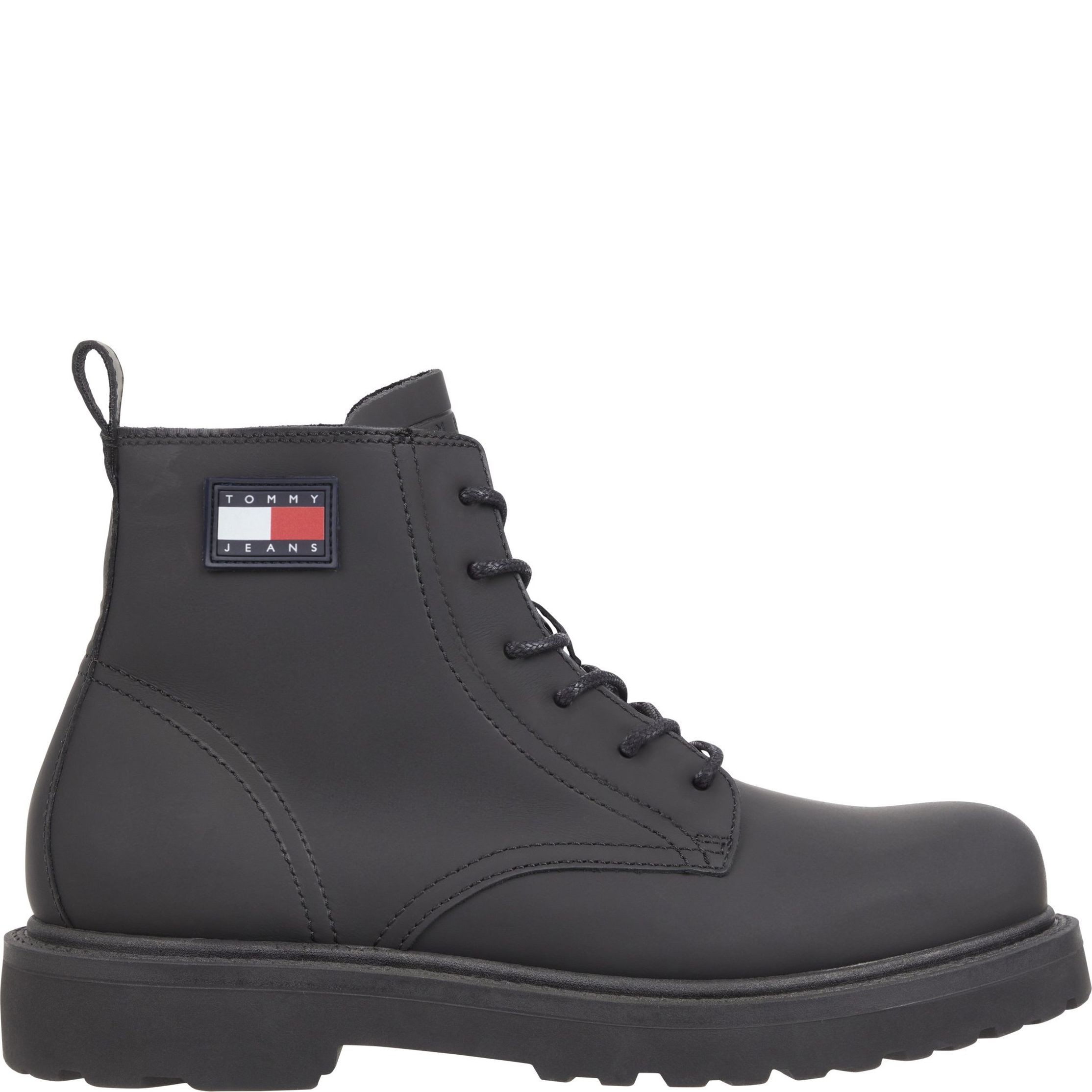 TOMMY JEANS Aulinukai vyrams, Juoda, Ruberized lace up boot 2