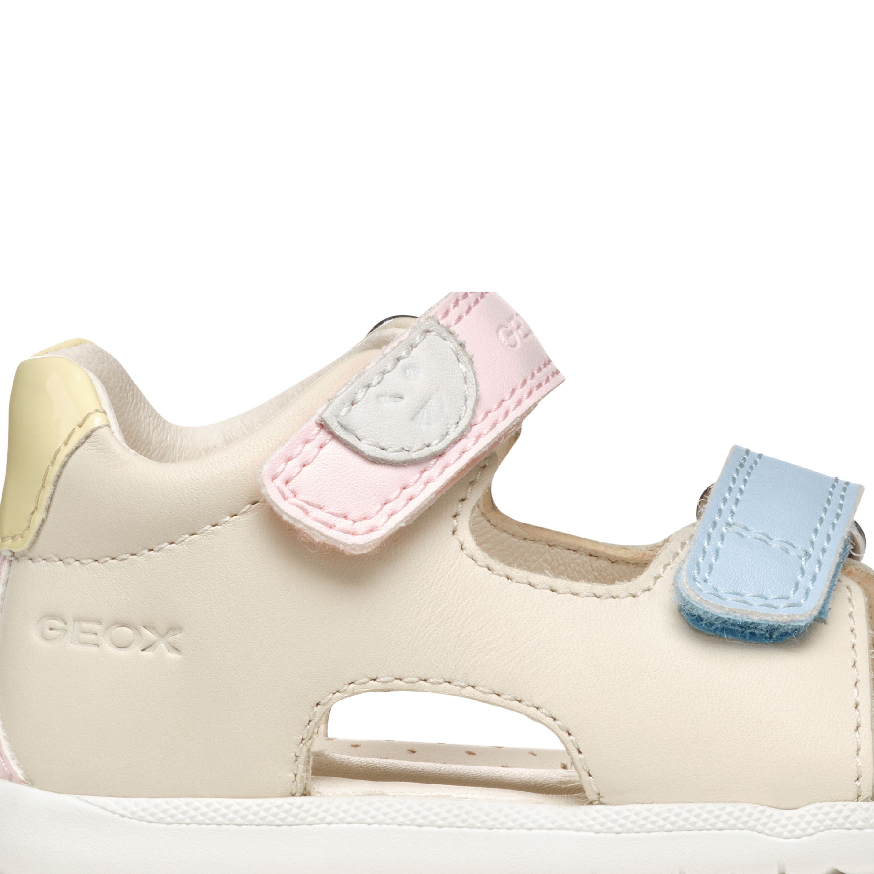 GEOX Basutės mergaitėms, Smėlio, Macchia sandals 8