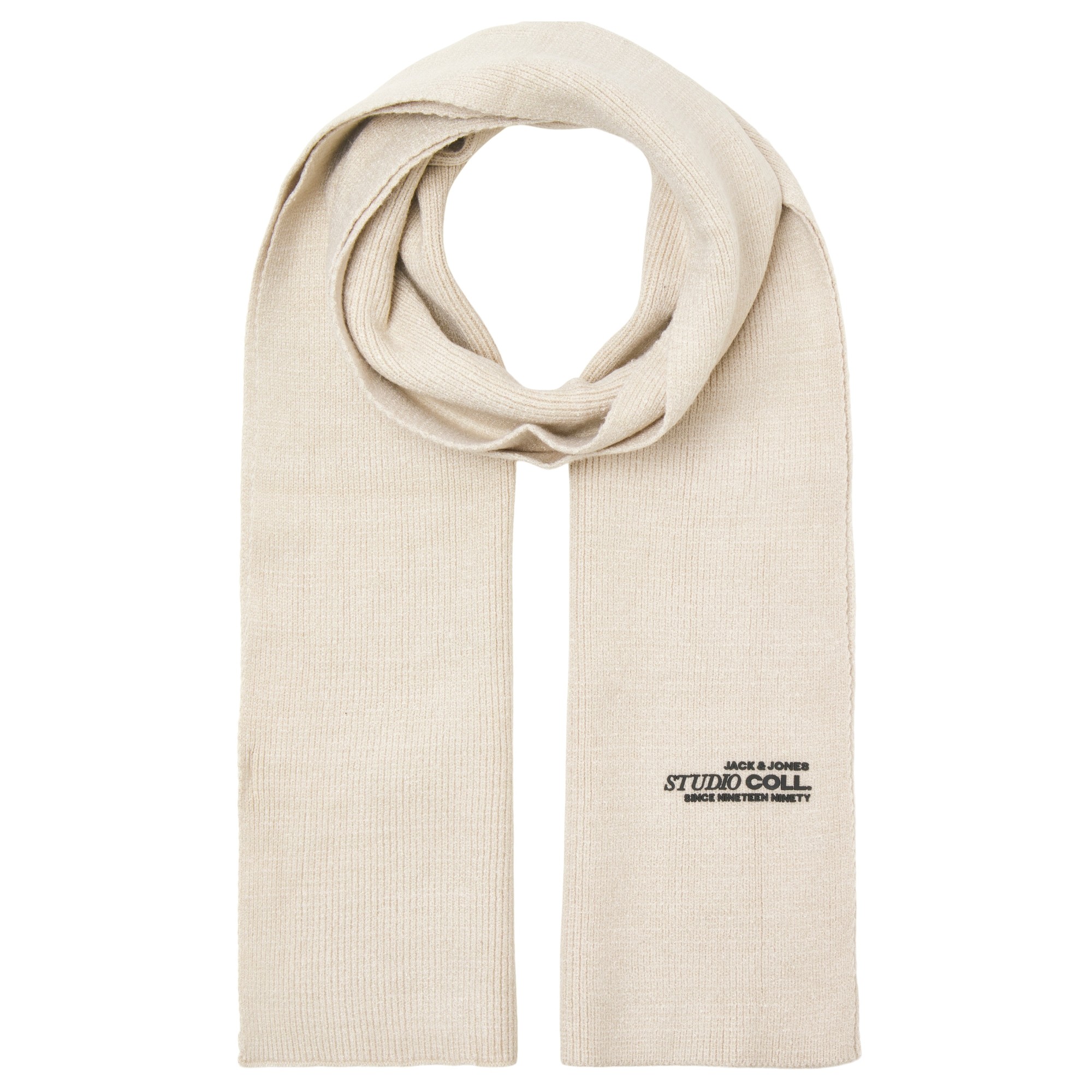 JACK & JONES Šalikas vyrams, Pilka, Coll scarf, jj12279648-4782759 1
