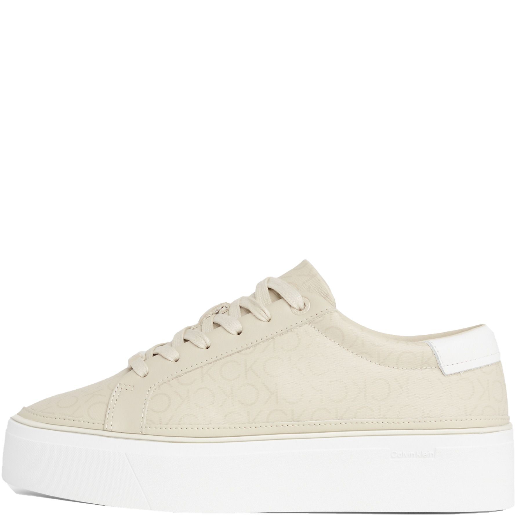 CALVIN KLEIN Laisvalaikio bateliai moterims, Pilka, Flatform cup lace up leisure 6