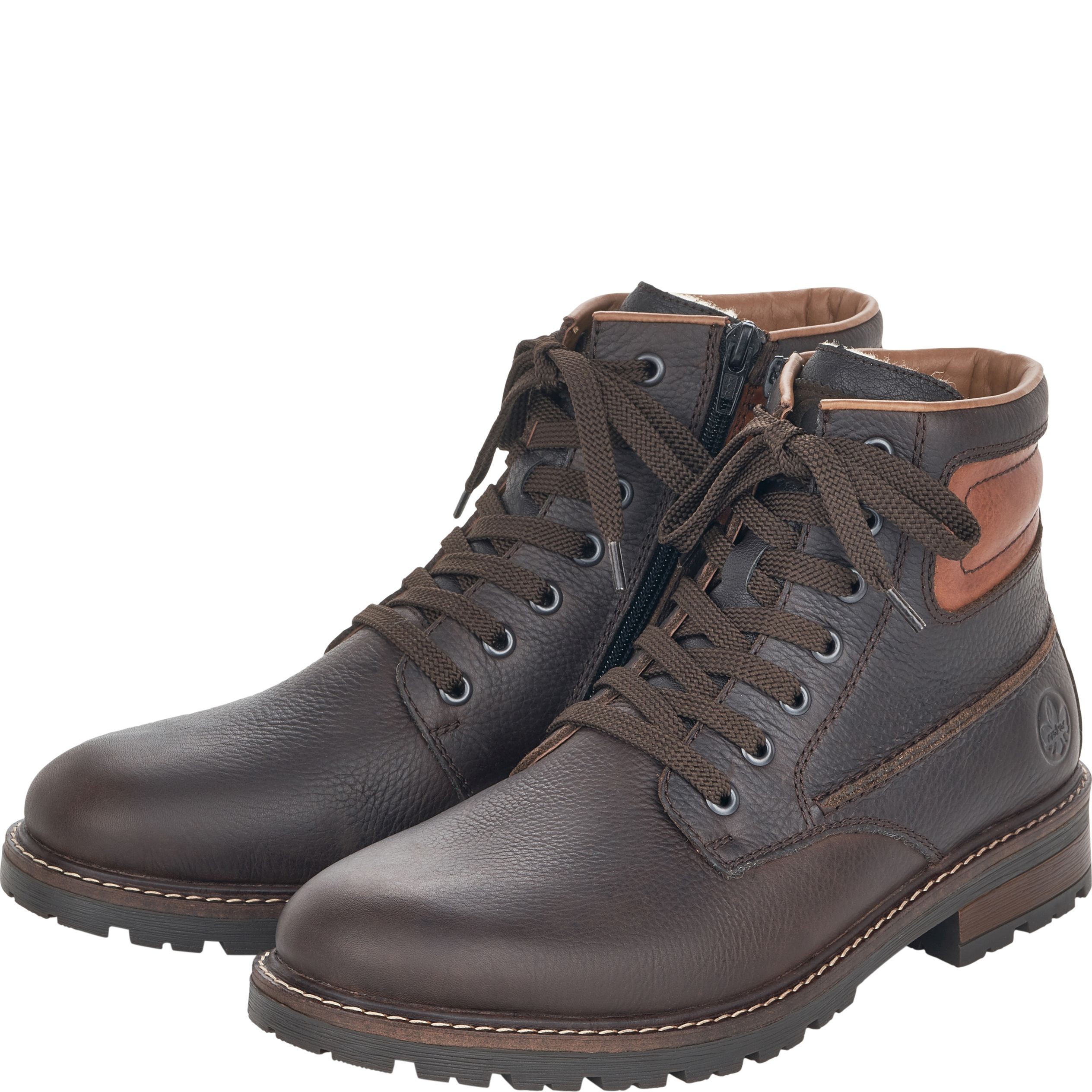 RIEKER Aulinukai vyrams, Ruda, BOOTIES 7