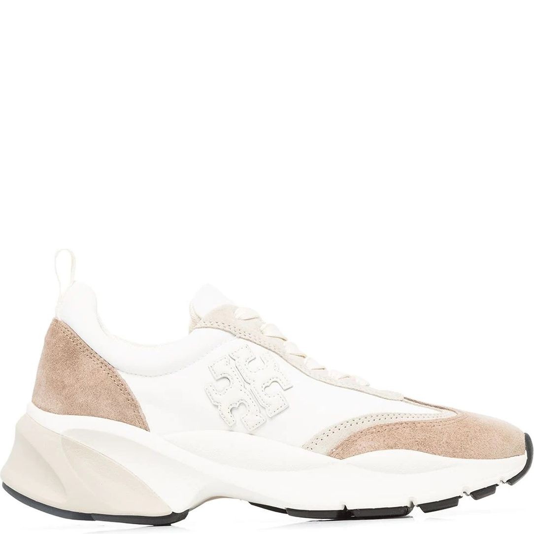 TORY BURCH Sportiniai bateliai moterims, Balta, Good luck trainer 2