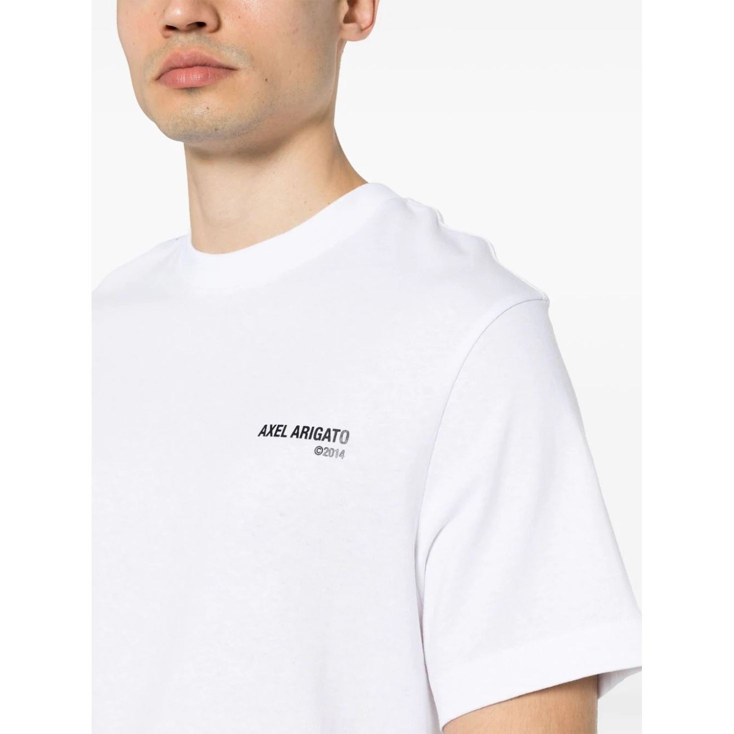 AXEL ARIGATO Marškinėliai trump. rankovėmis vyrams, Balta, Legacy t- shirt 4