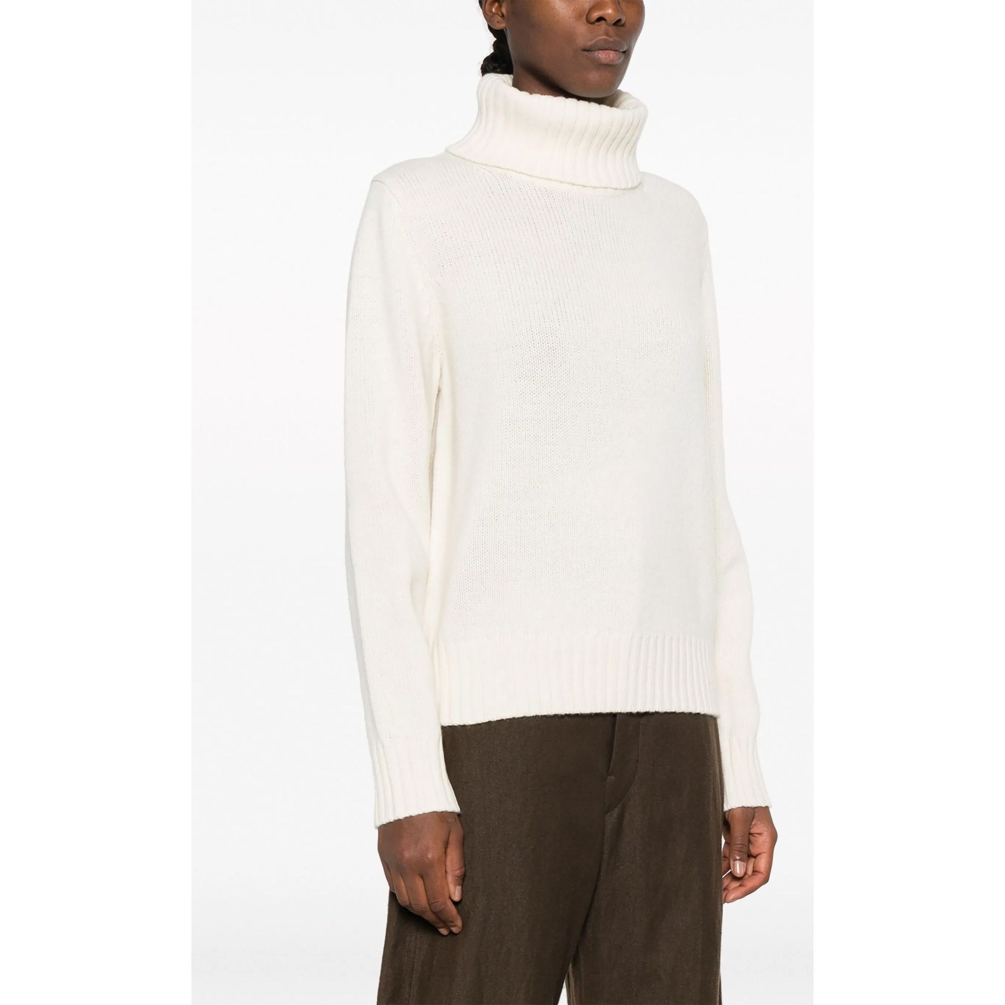 POLO RALPH LAUREN Megztinis su kaklu moterims, Smėlio, Rlxd tn long sleeve pullover 3