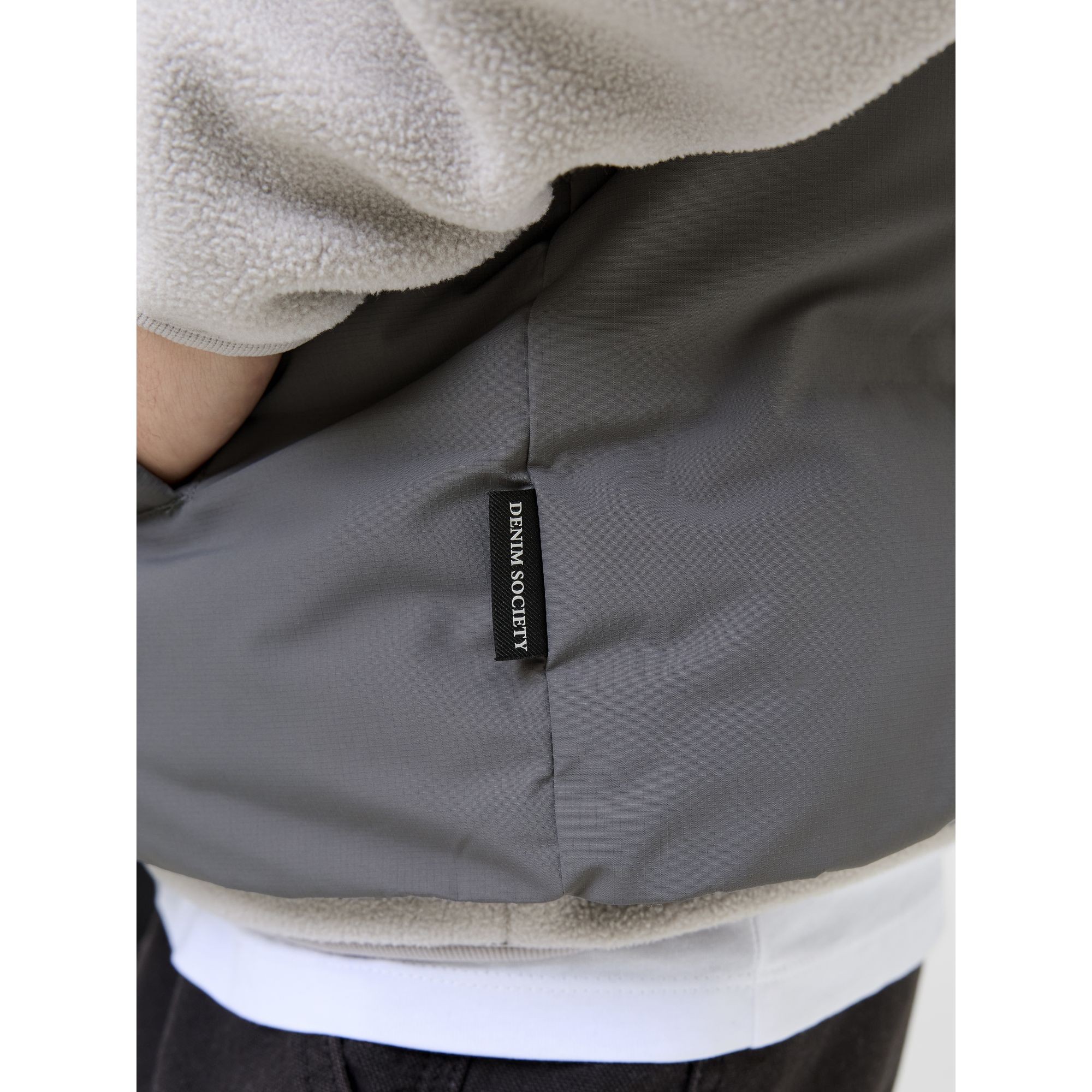 JACK & JONES Pūkinė liemenė vyrams, Pilka, Soho bodywarmer 3