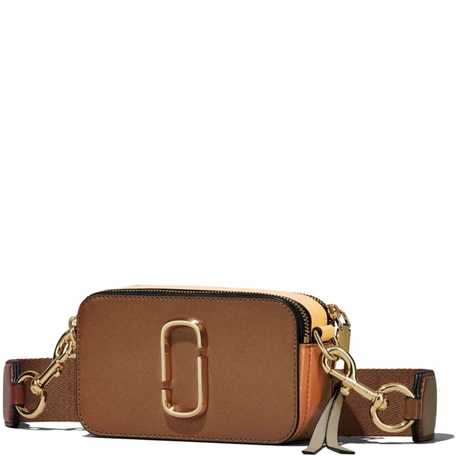 MARC JACOBS Rankinė per petį moterims, Ruda, The snapshot 4