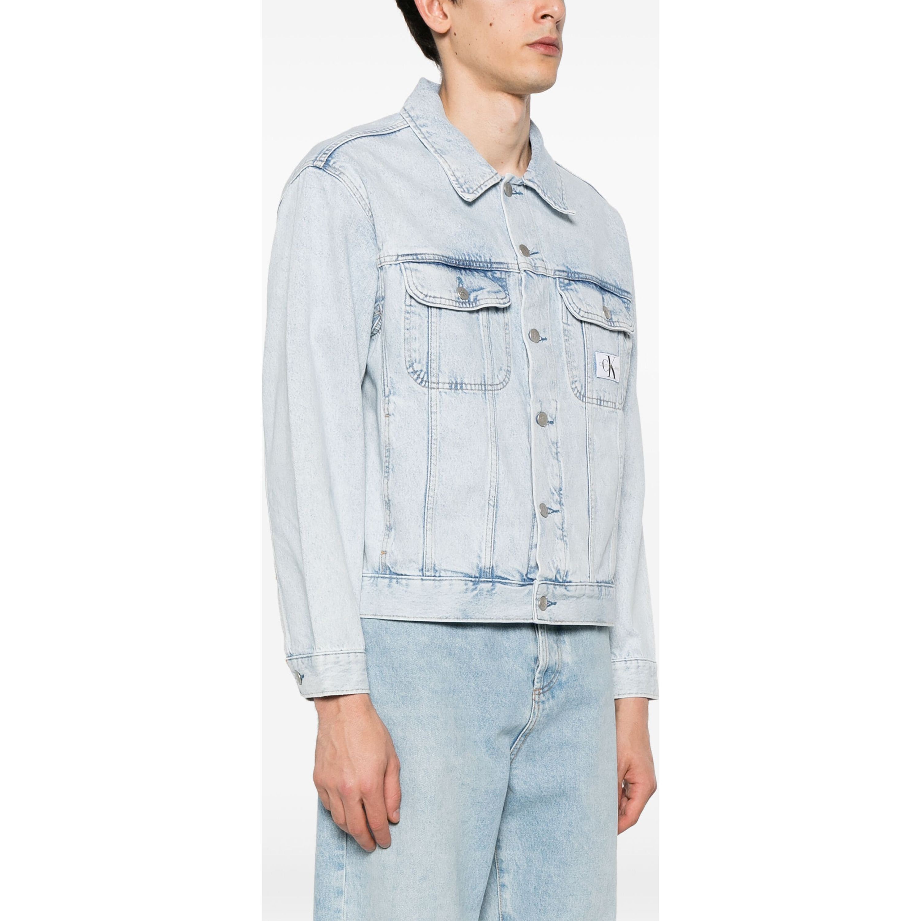 CALVIN KLEIN JEANS Džinsinis švarkas vyrams, Mėlyna, Trucker jacket 2