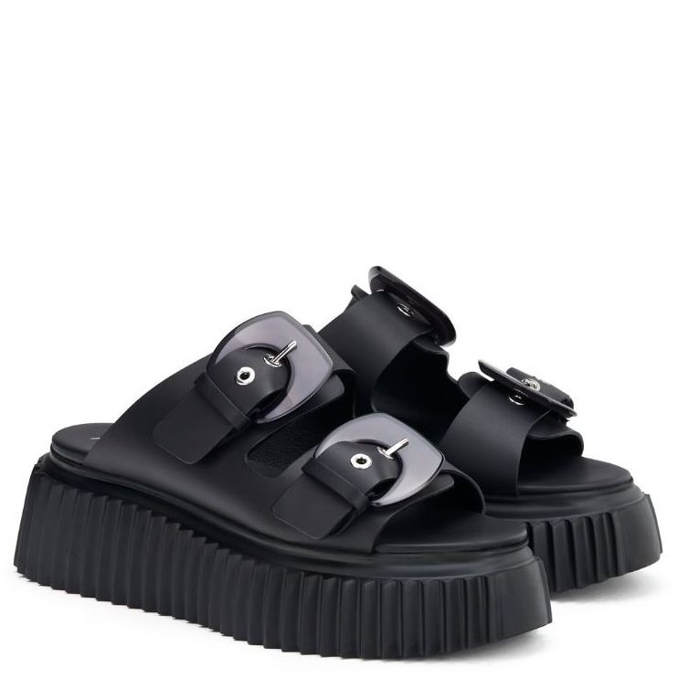 AGL Šlepetės moterims, Juoda, Agatha slippers, leo642071pqko0371013 1