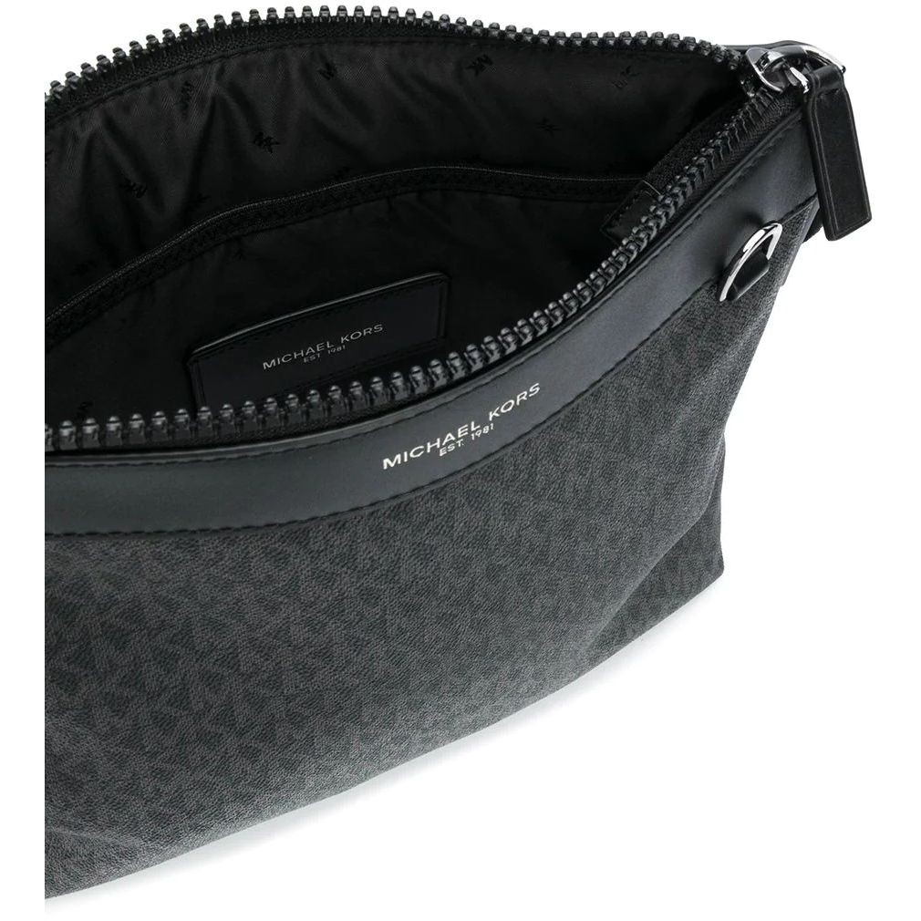 MICHAEL KORS Rankinė per petį vyrams, Juoda, Crossbody bag 4
