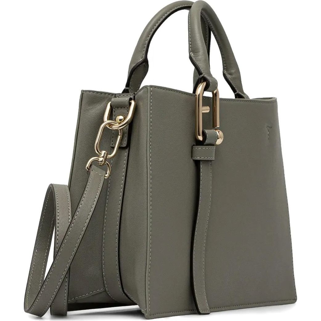 FURLA Pirkinių krepšys moterims, Žalia, Furla nuvola m tote 2