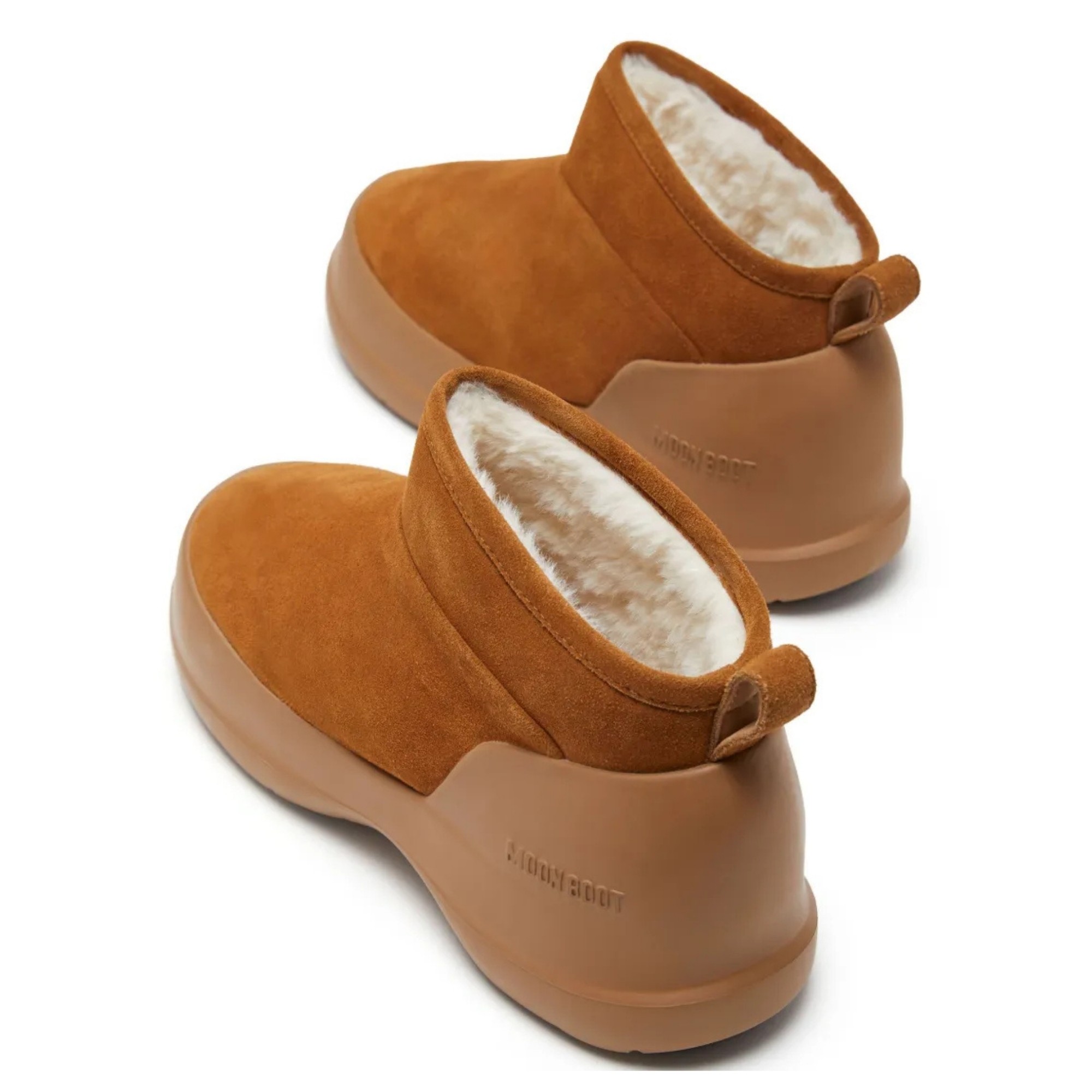 MOON BOOT Aulinukai moterims, Ruda, Mb luna low boot suede boots 4
