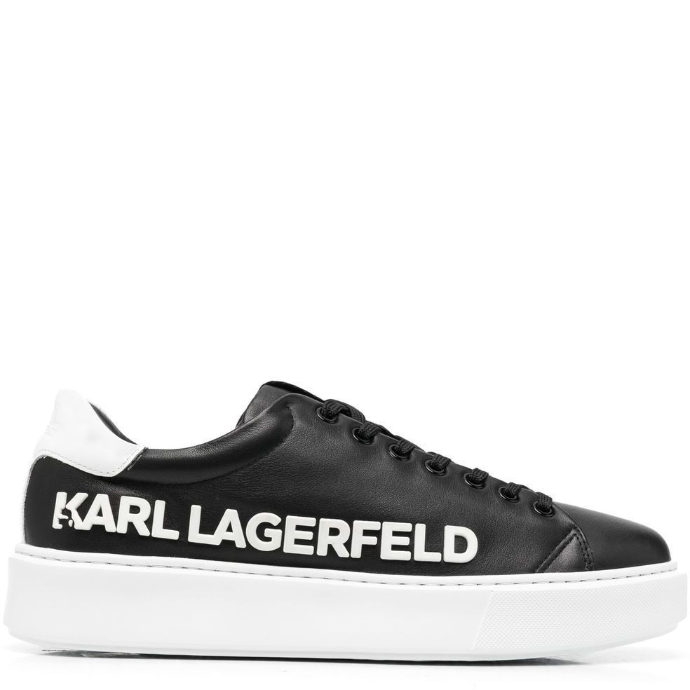 KARL LAGERFELD Sportiniai bateliai vyrams, Juoda, Maxi kup karl sneakers 1