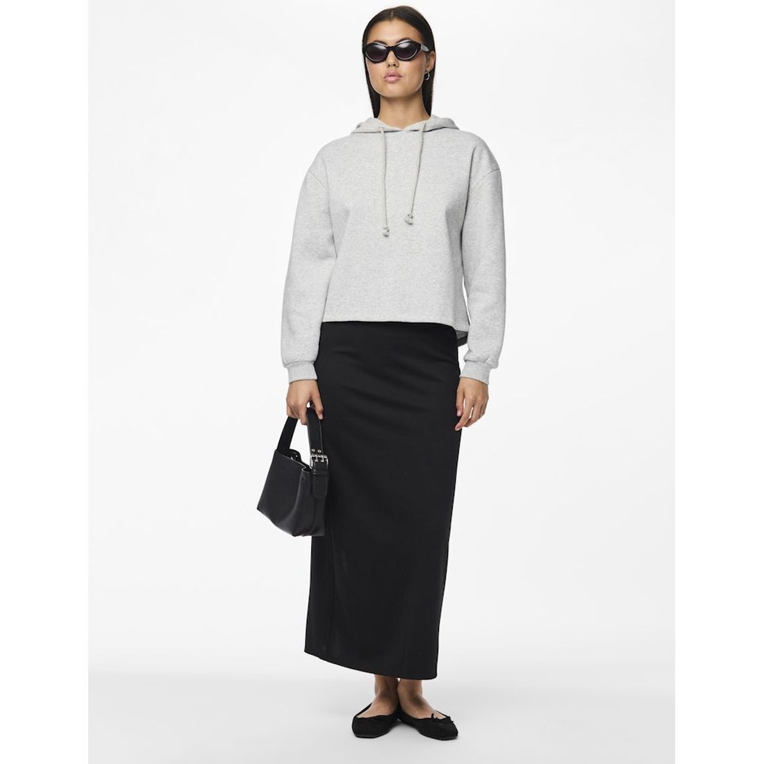 PIECES Maxi sijonas moterims, Juoda, Naya ankle skirs 5