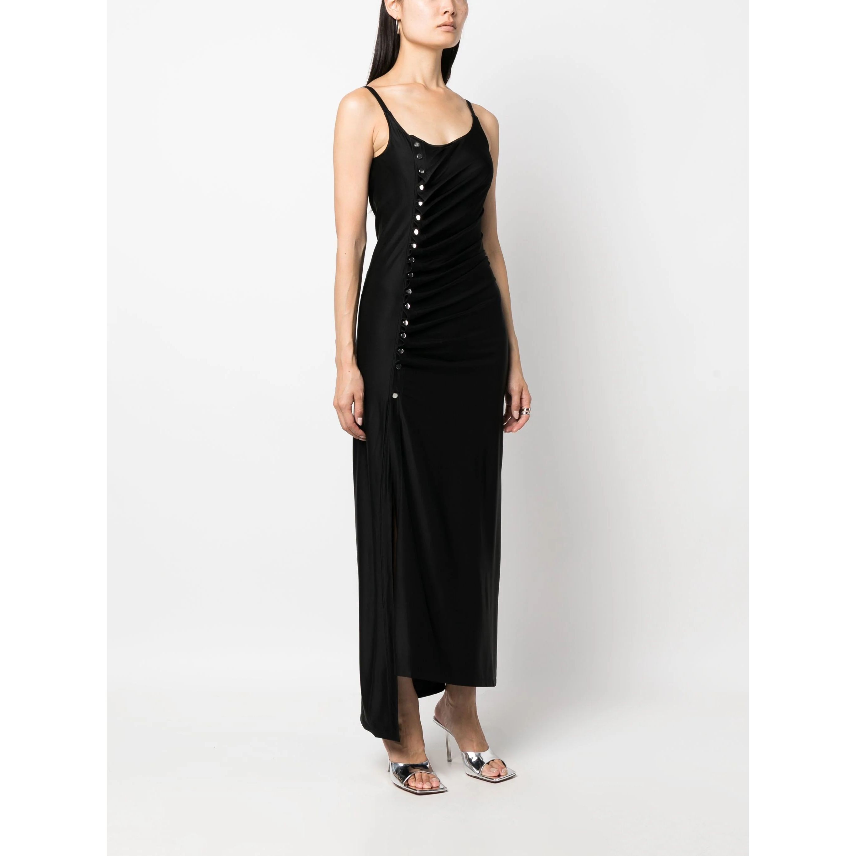 PACO RABANNE Maxi suknelė moterims, Juoda, Maxi dress 2