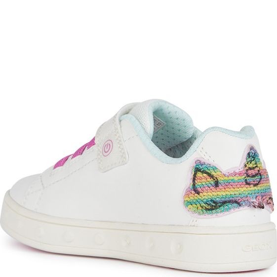 GEOX Laisvalaikio bateliai mergaitėms, Balta, Skylin sneakers, geoj458wc000bcc0653 3