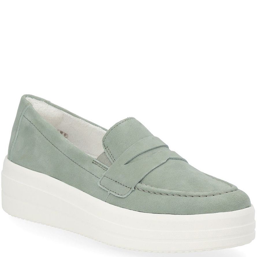 REMONTE Loaferiai moterims, Žalia, LOAFERS 1