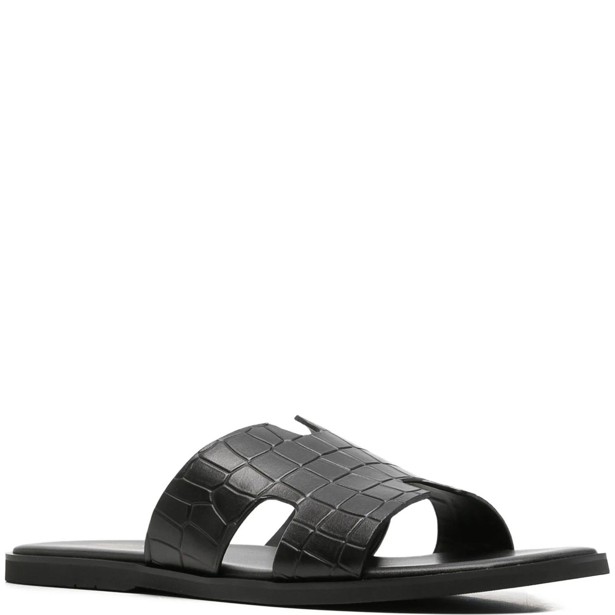 ALBERTO GOZZI Šlepetės vyrams, Juoda, Slippers 1