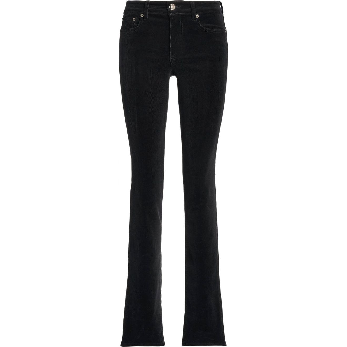 LAUREN RALPH LAUREN Tiesūs džinsai - moterims, Juoda, Midrise 5 pocket jeans