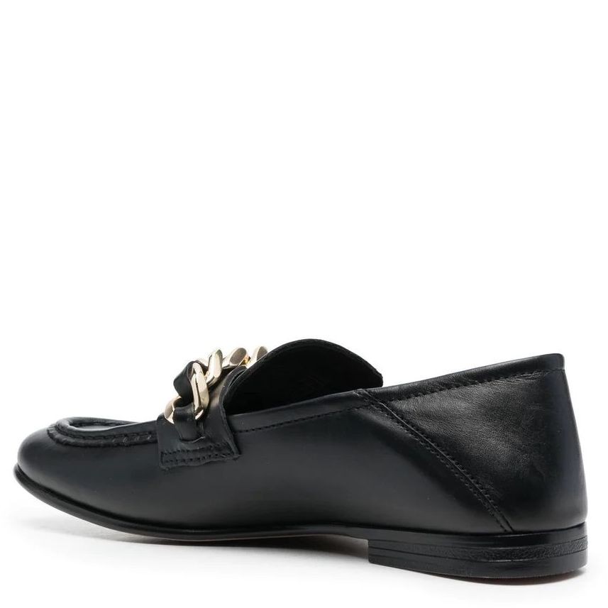 TOMMY HILFIGER Loaferiai moterims, Juoda, CHAIN LOAFER, thifw0fw06843bds 3