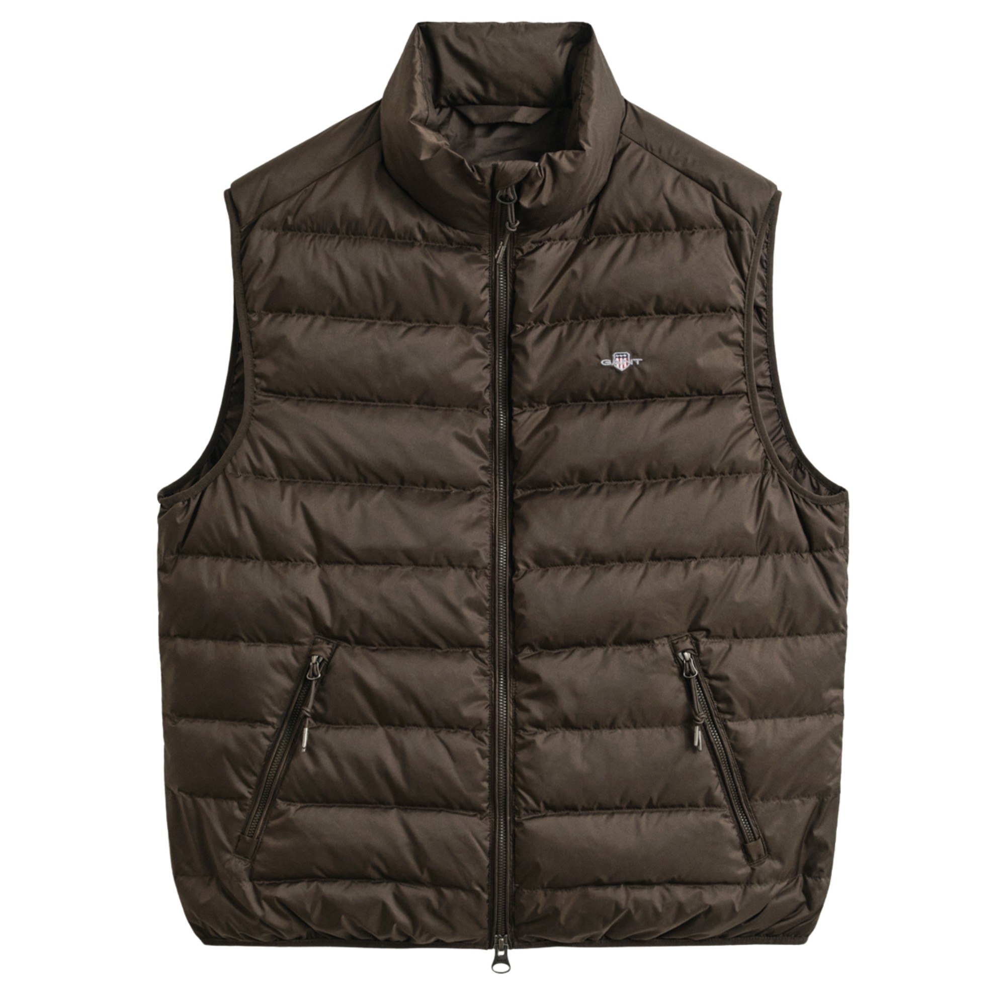 GANT Pūkinė liemenė vyrams, Ruda, Light down vest 1