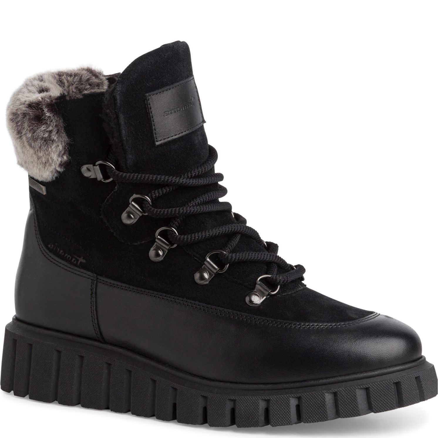 TAMARIS Aulinukai moterims, Juoda, Wl lace boot 1