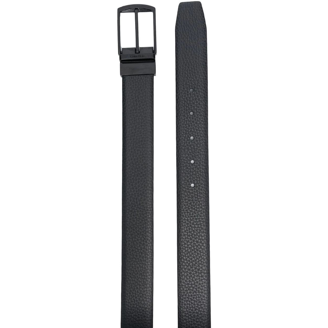 CALVIN KLEIN Diržas vyrams, Juoda, ADJ/REV DOMED PB 35MM 2