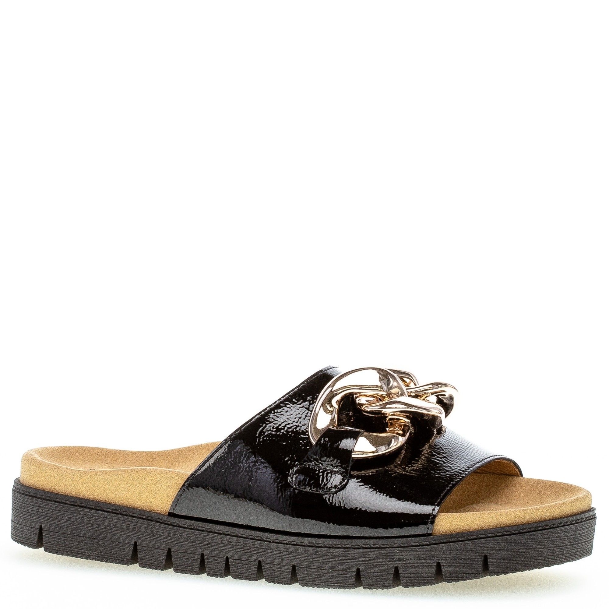 GABOR Šlepetės moterims, Juoda, SLIPPERS 1